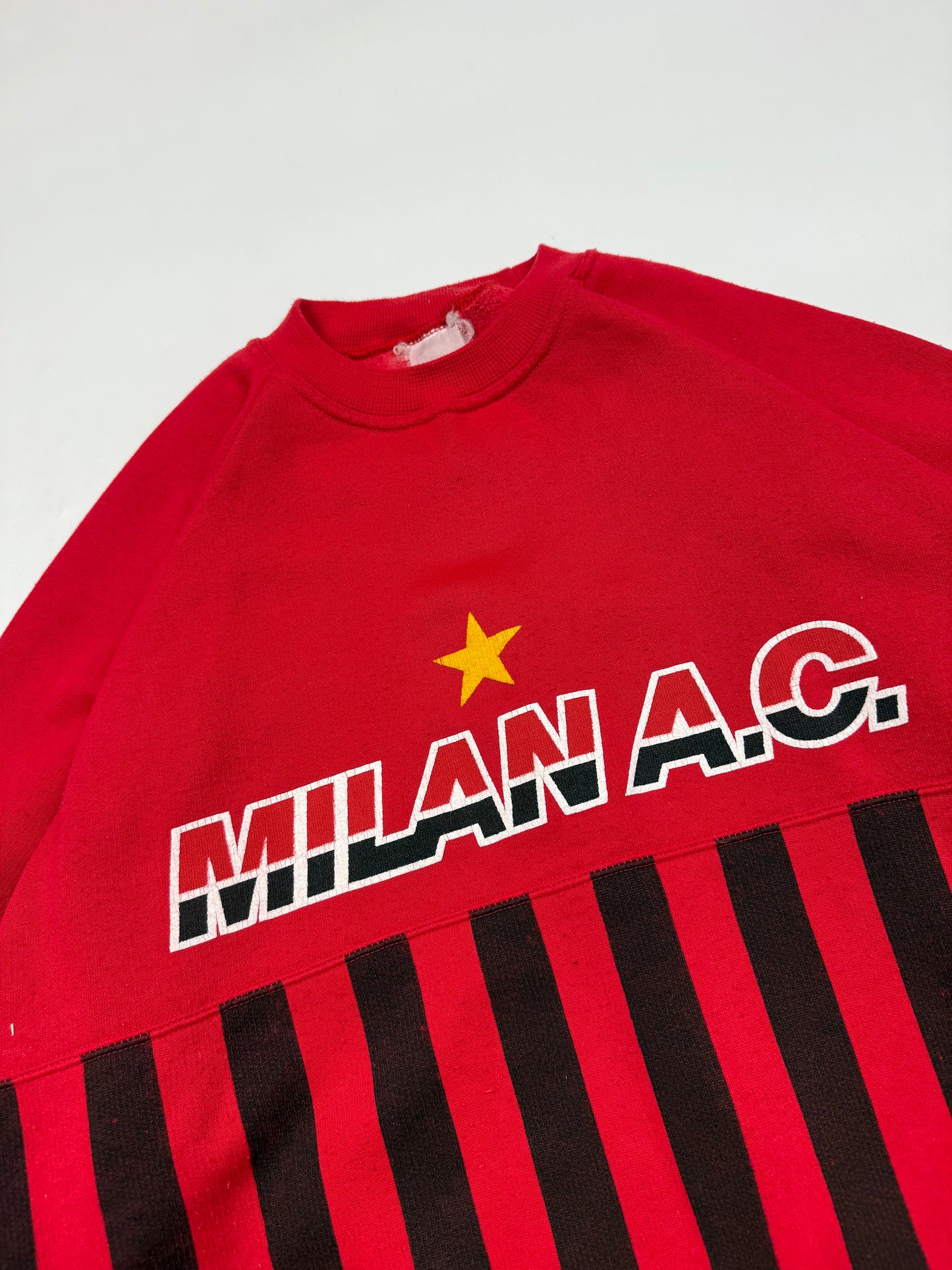 Vintage 1990/91 AC Milan spell out sweatshirt (L)