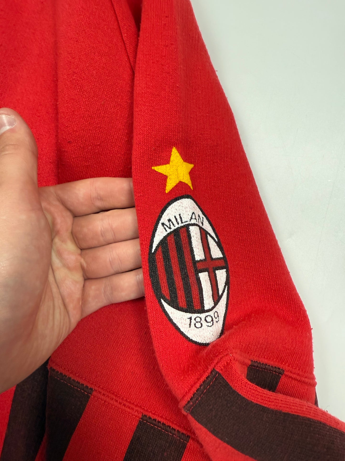 Vintage 1990/91 AC Milan spell out sweatshirt (L)