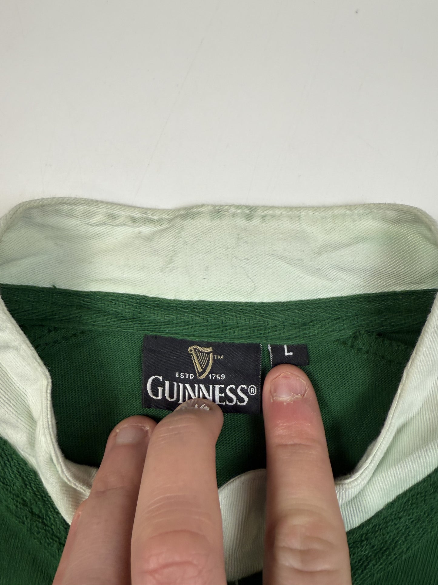 Vintage Guinness rugby shirt (L)