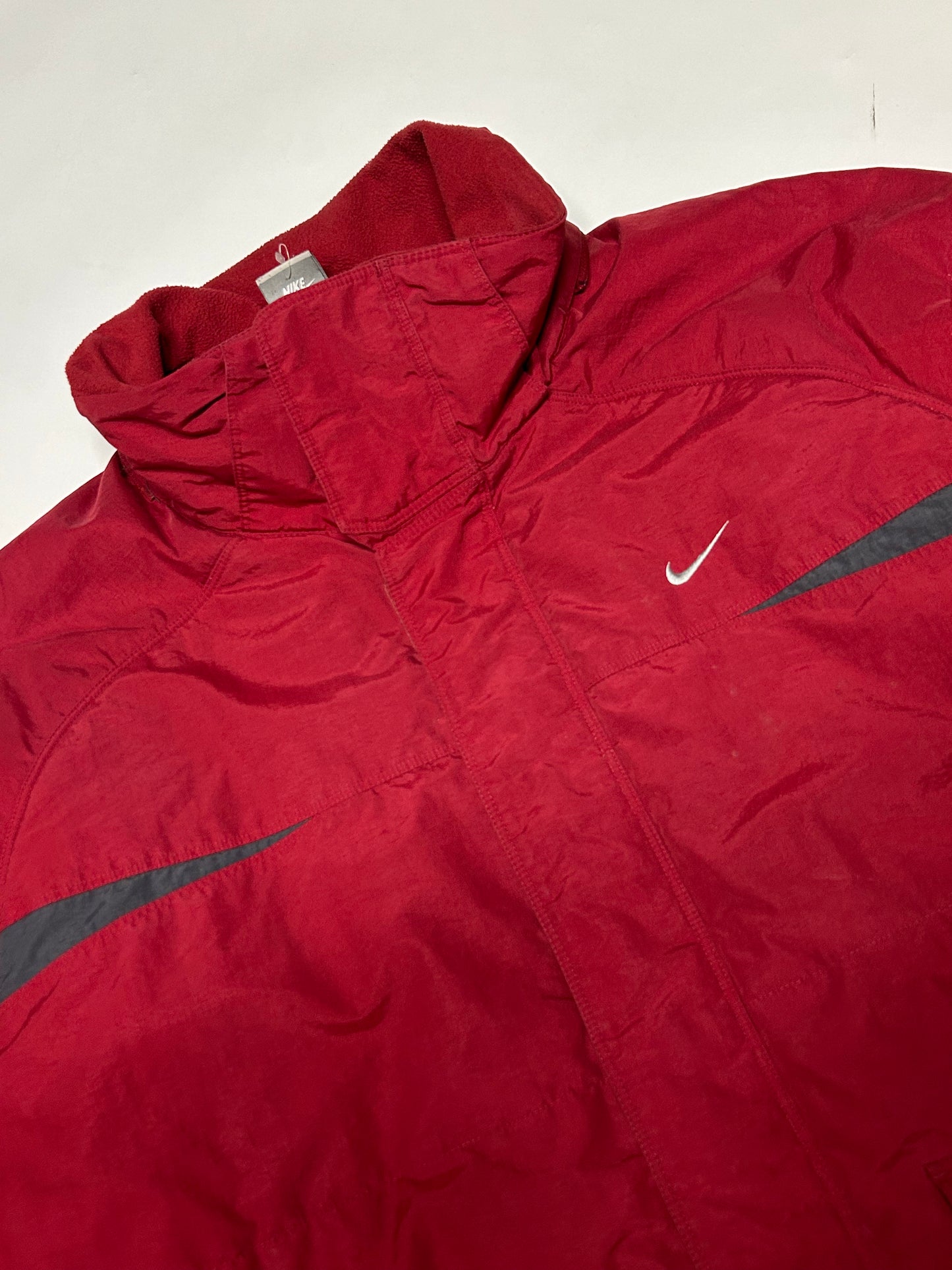 Vintage Nike big swoosh rain jacket (XL)