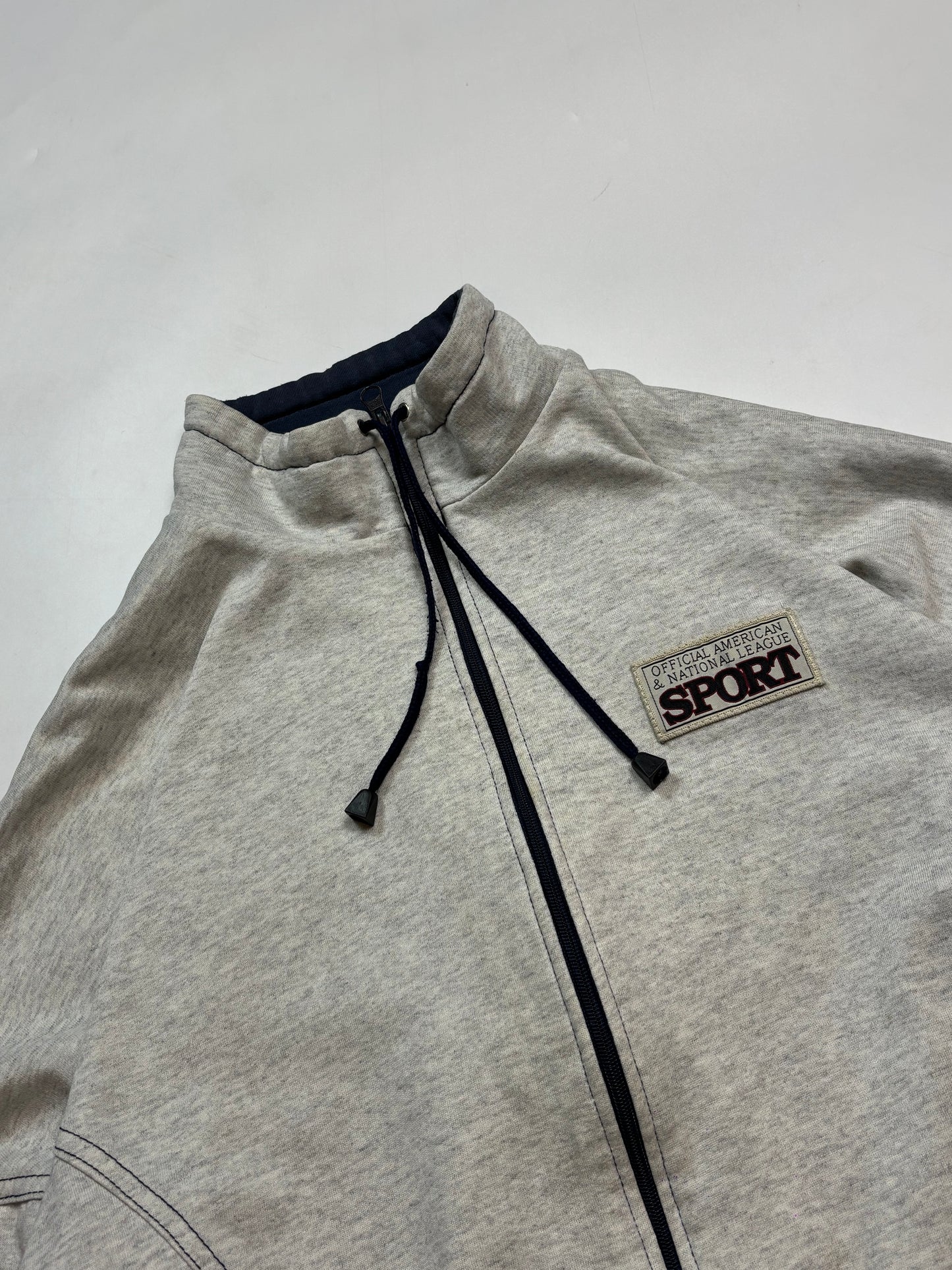 Vintage 90s Adidas sport full zip sweatshirt (L)