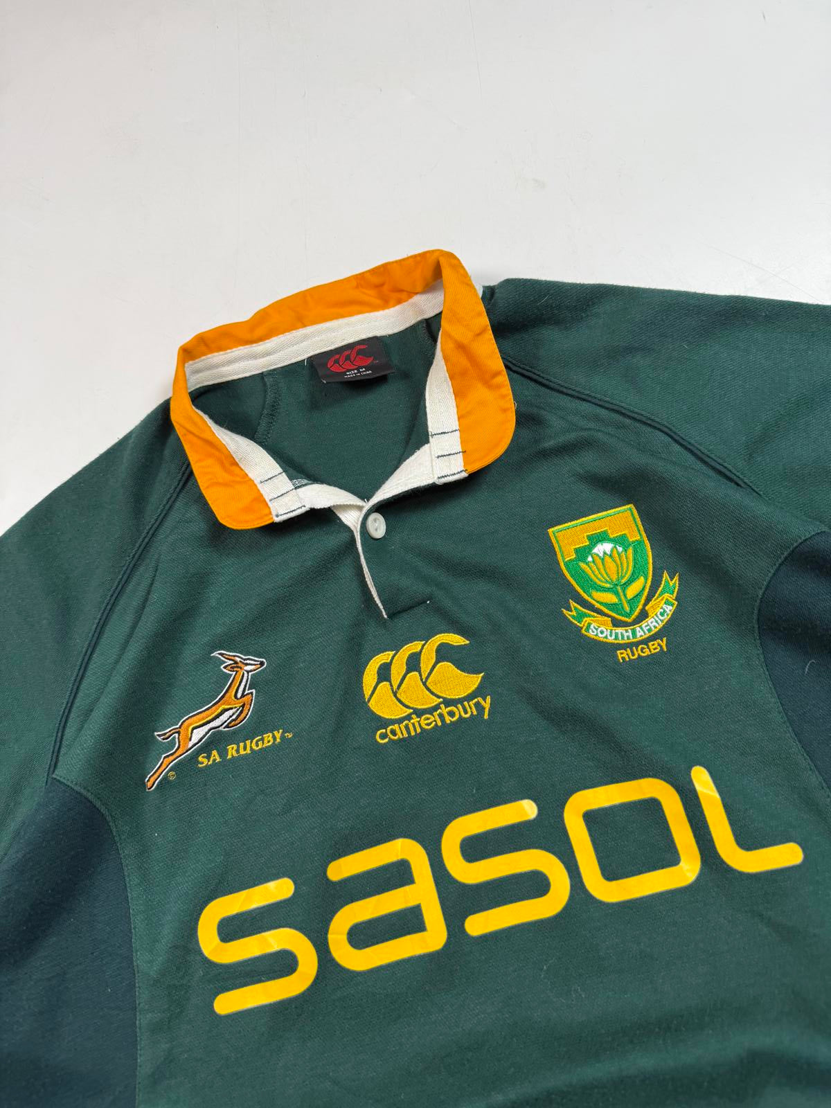 Vintage South Africa 2009/10 Canterbury rugby shirt (M)
