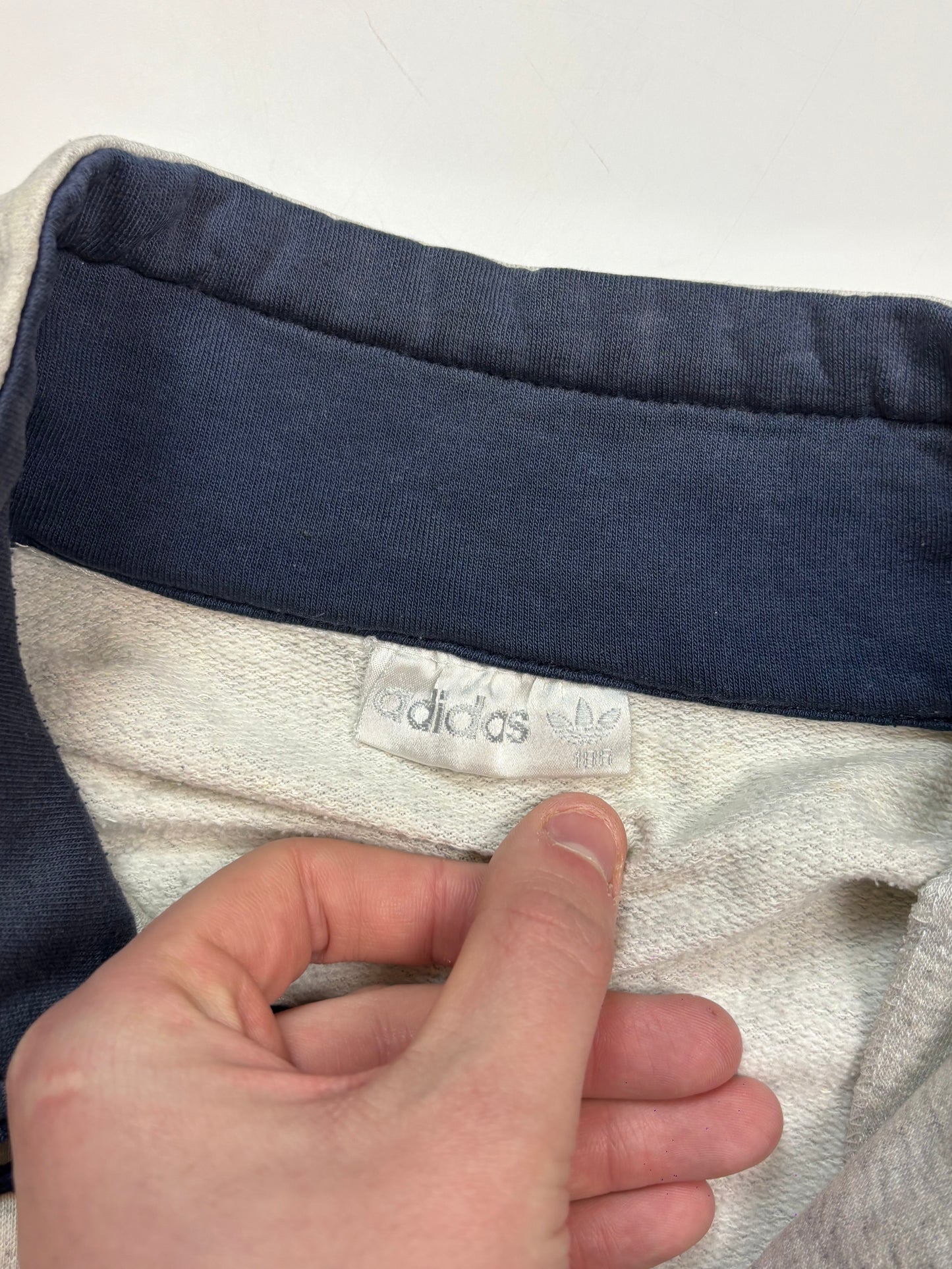 Vintage 90s Adidas sport full zip sweatshirt (L)