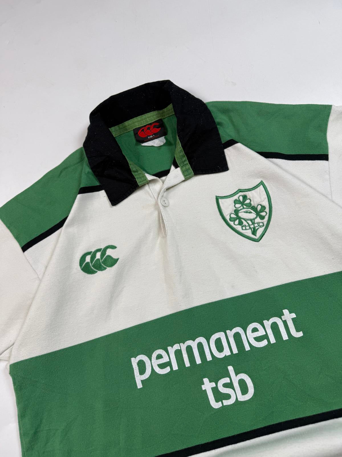 Vintage Ireland 2002-04 Canterbury away rugby shirt (L)