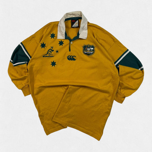 Vintage 90s Australia Wallabies Canterbury rugby shirt (XXL)