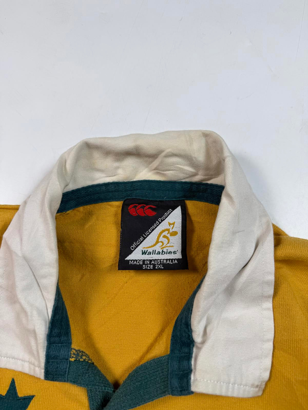 Vintage 90s Australia Wallabies Canterbury rugby shirt (XXL)