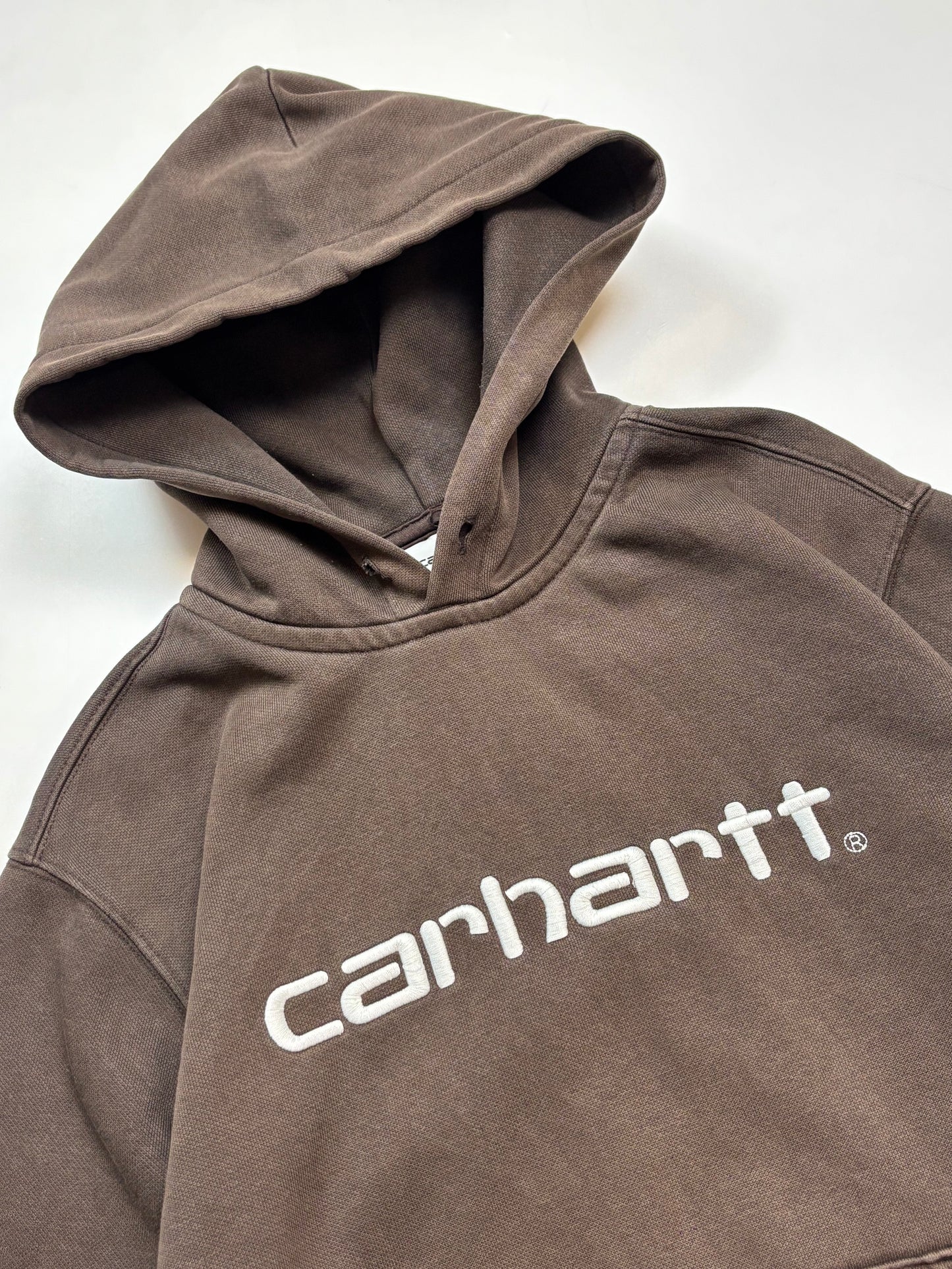 Carhartt spell out hoodie (S)