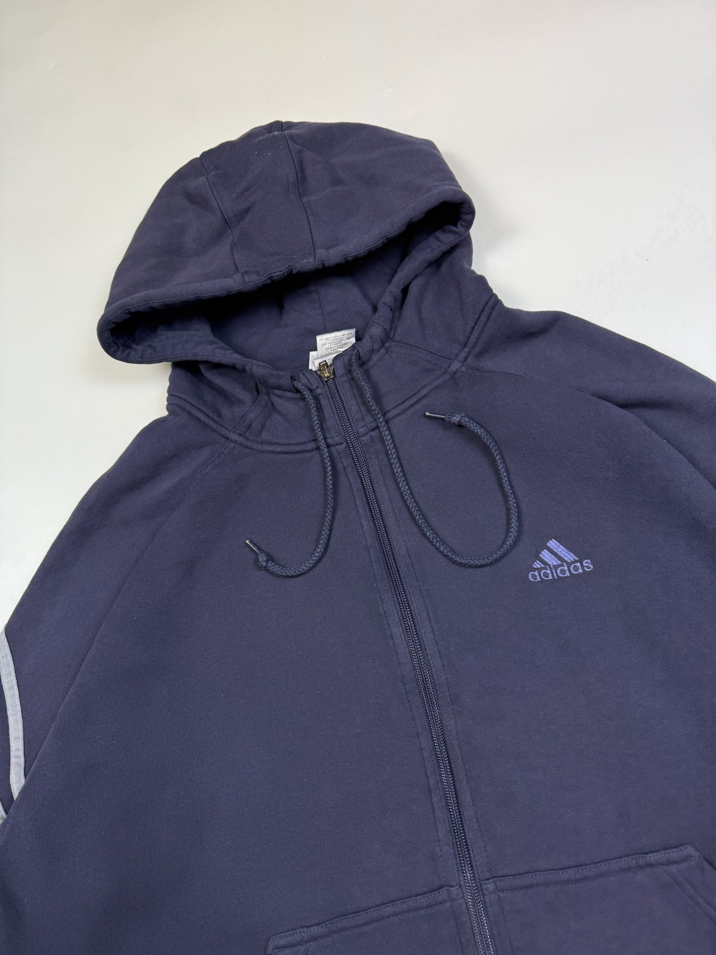 Vintage Adidas full zip hoodie (M)