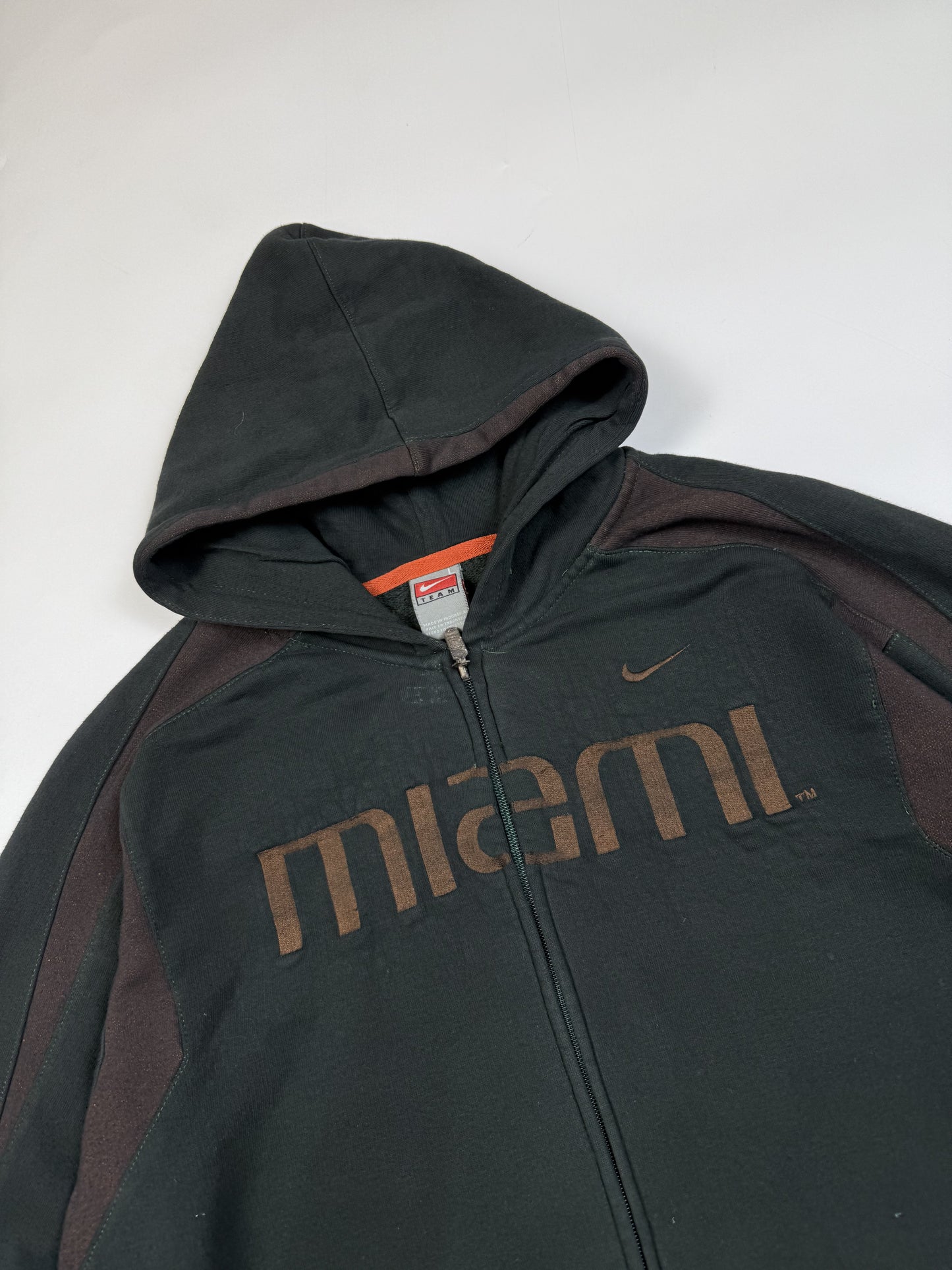 Vintage Nike Miami full zip hoodie (M)