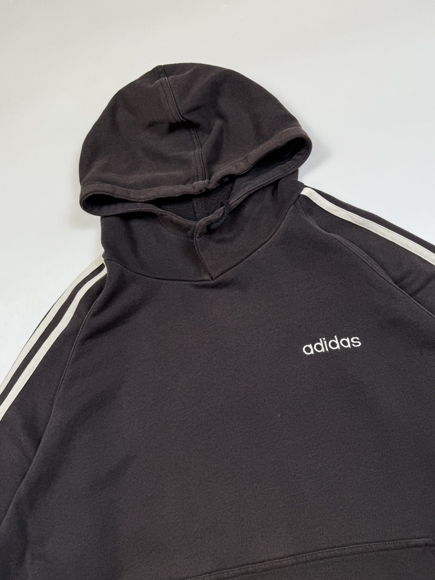 Vintage 90s Adidas spell out hoodie (L)