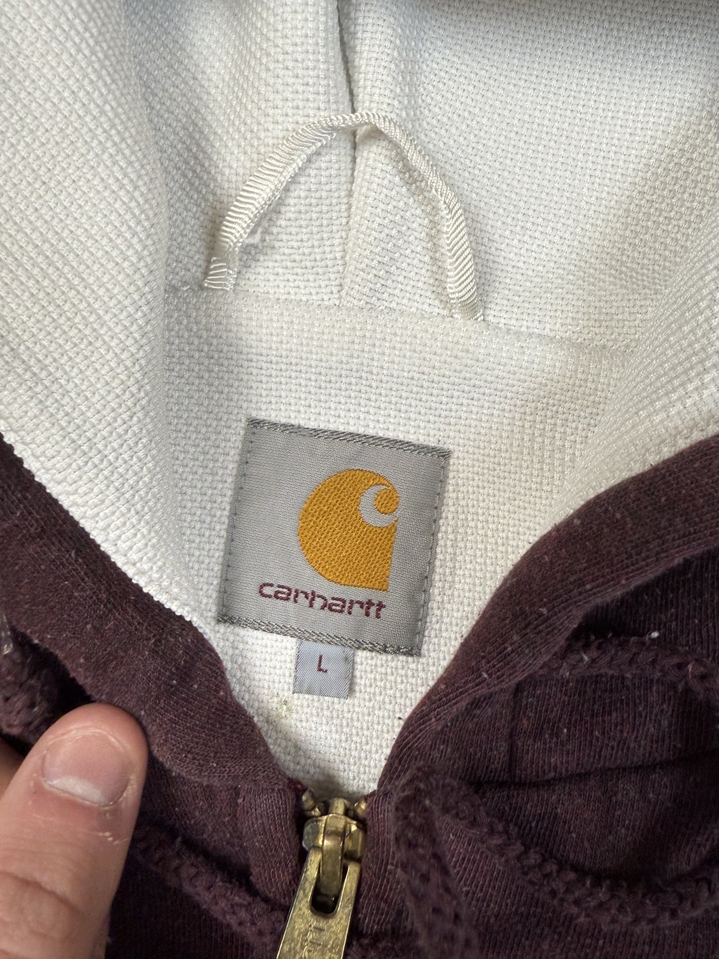 Carhartt zip up hoodie (L)