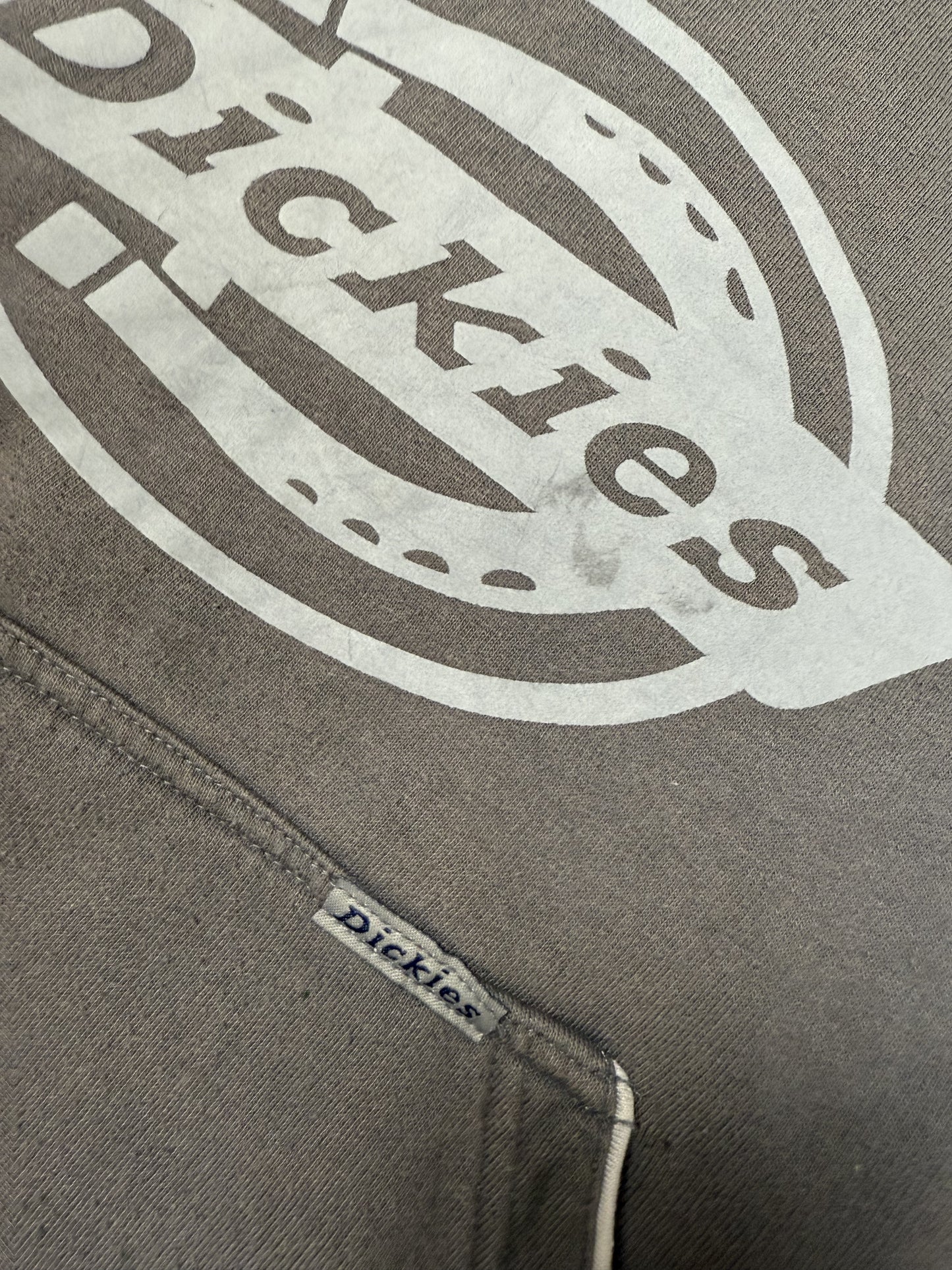 Vintage Dickies spell out hoodie (L)