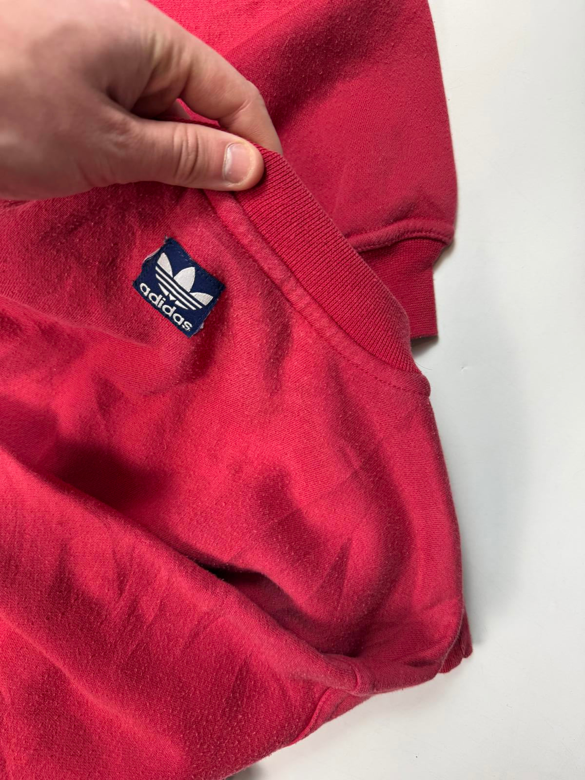 Vintage 90s adidas originals centre logo sweatshirt (S)