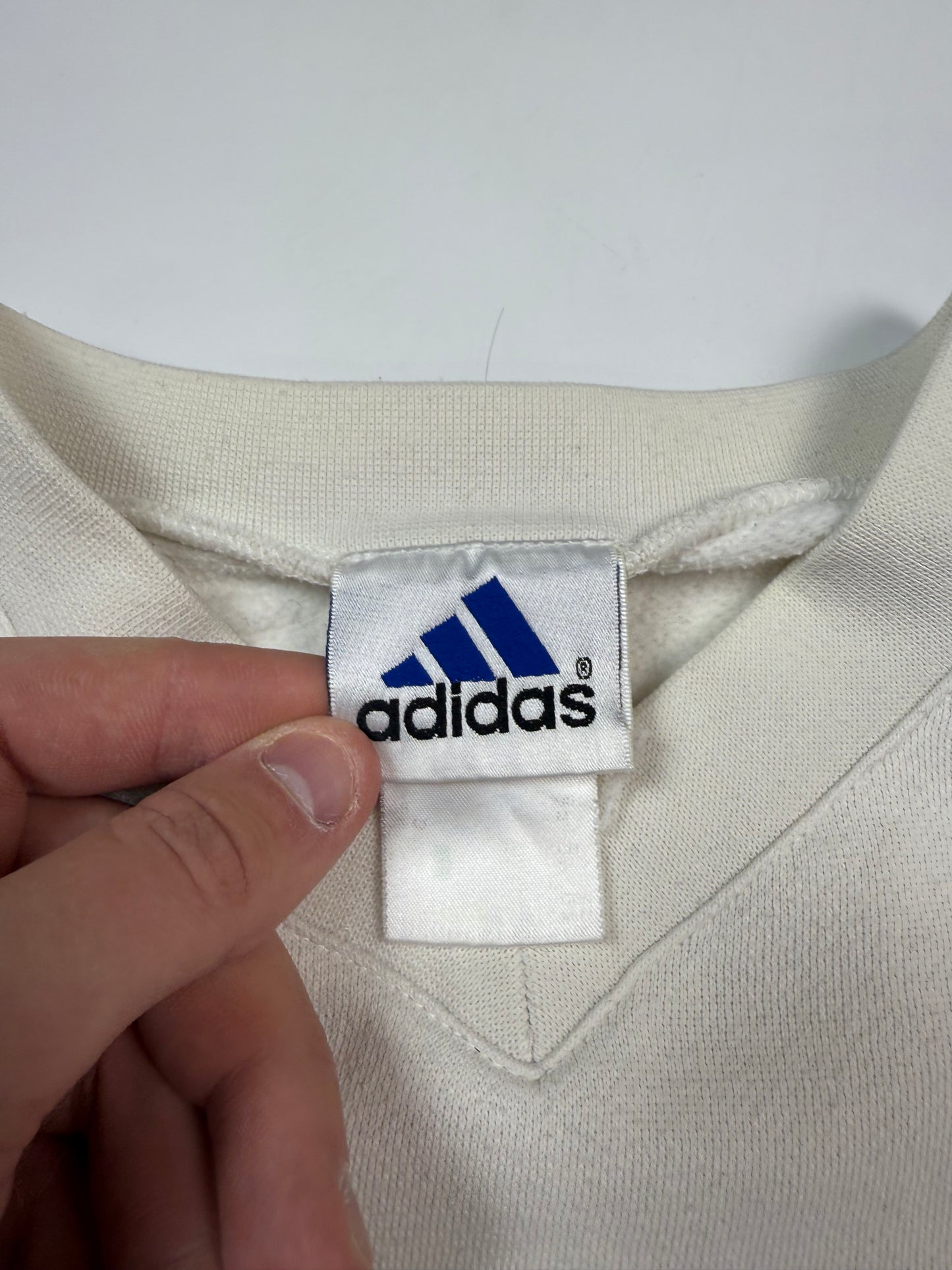 Vintage 90s Adidas colour block sweatshirt (M)