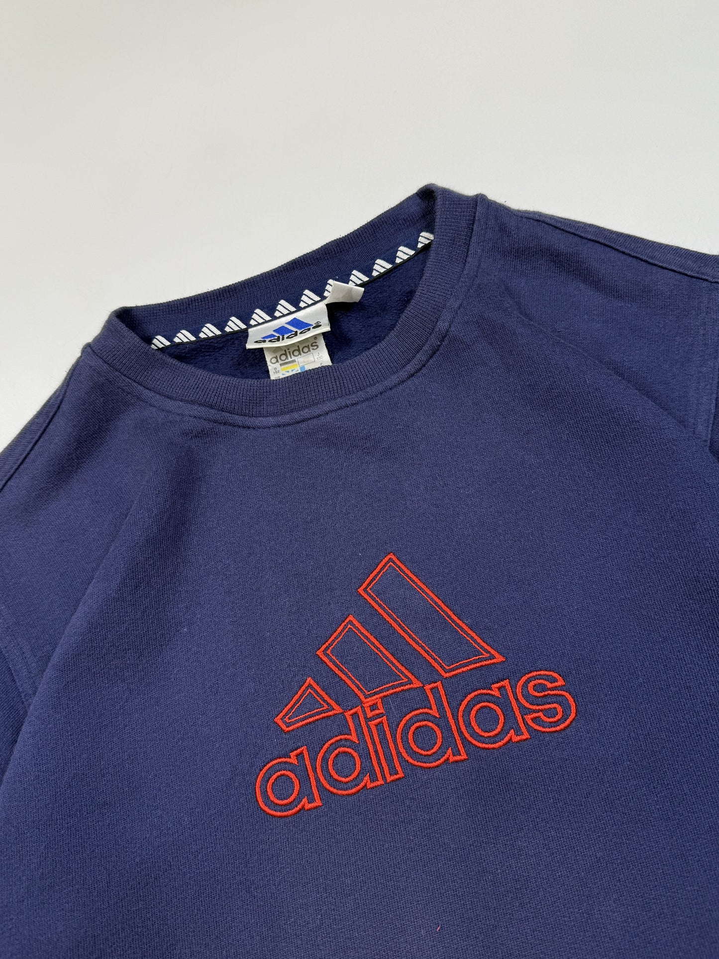 Vintage Adidas centre logo sweatshirt (XS)
