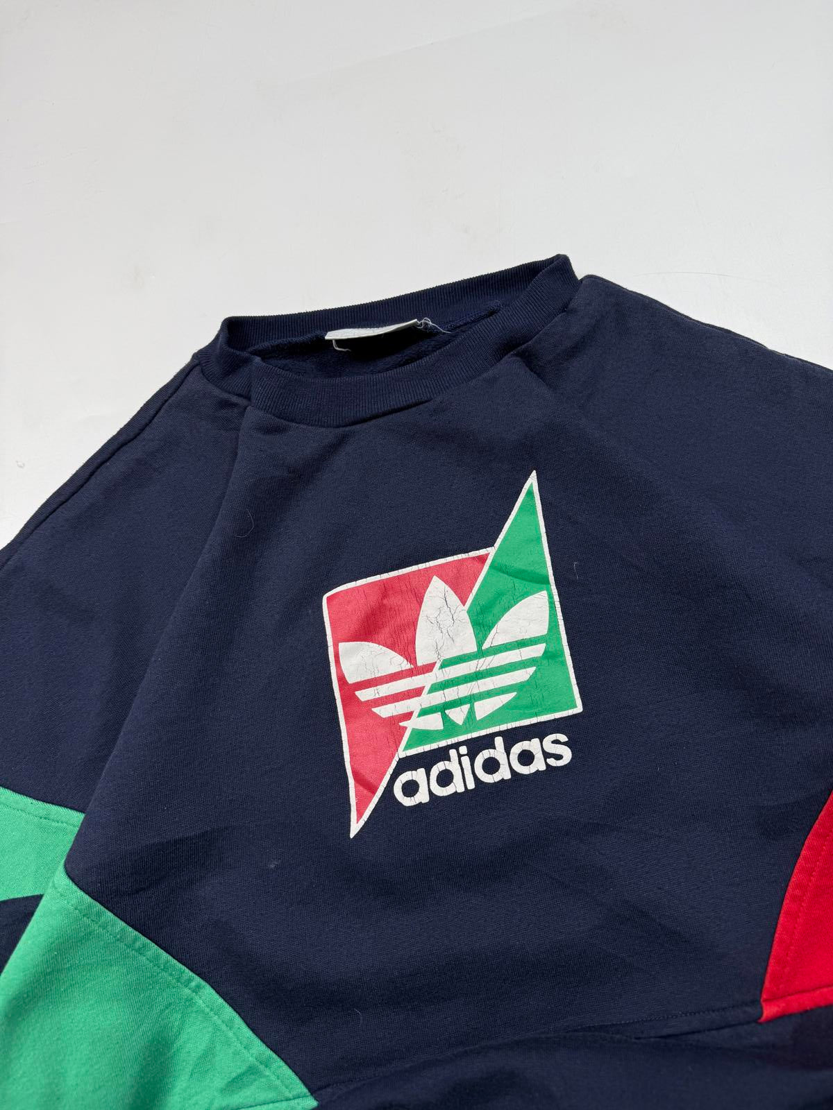 Vintage 90s adidas originals abstract sweatshirt (L)