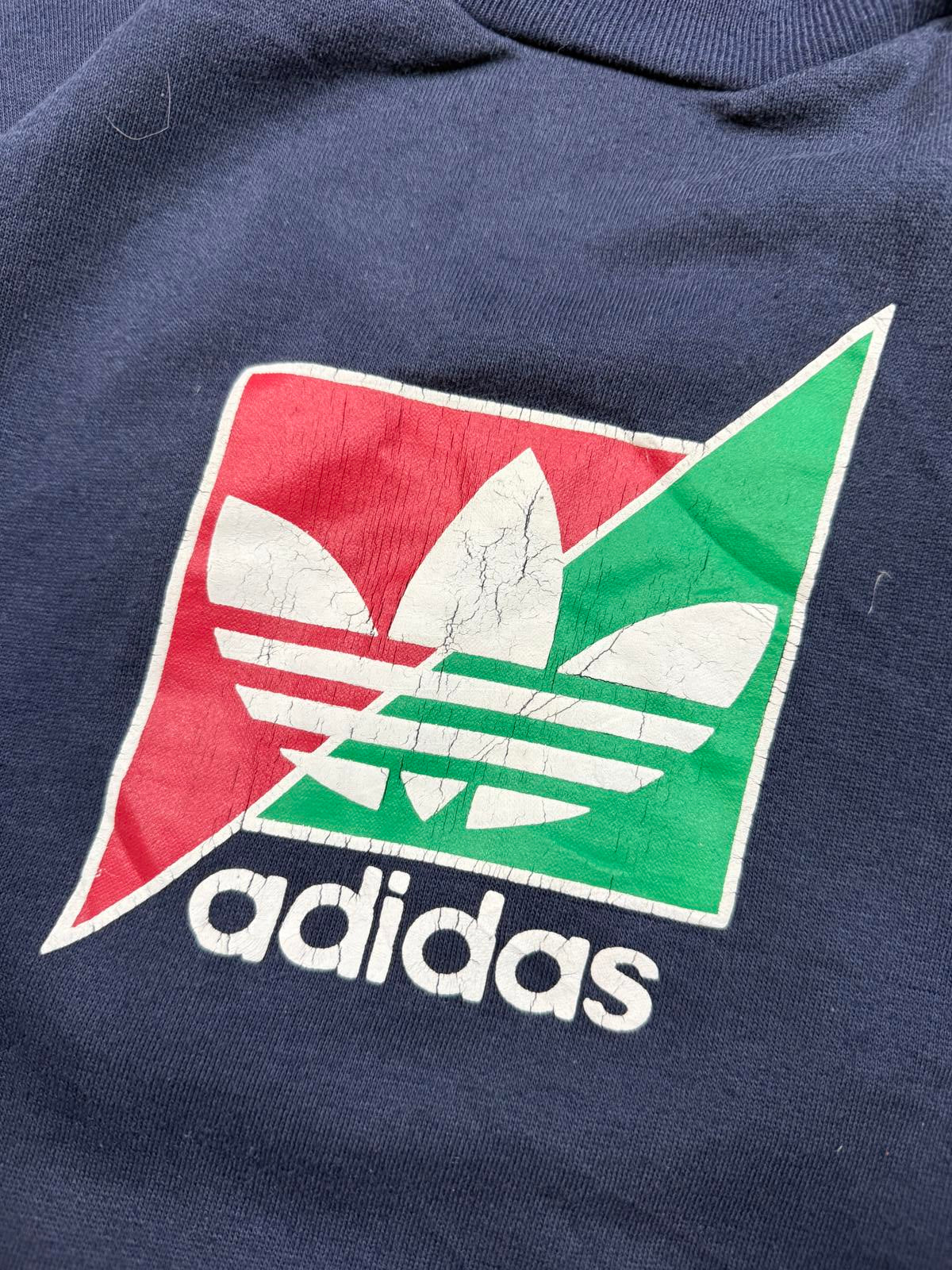 Vintage 90s adidas originals abstract sweatshirt (L)