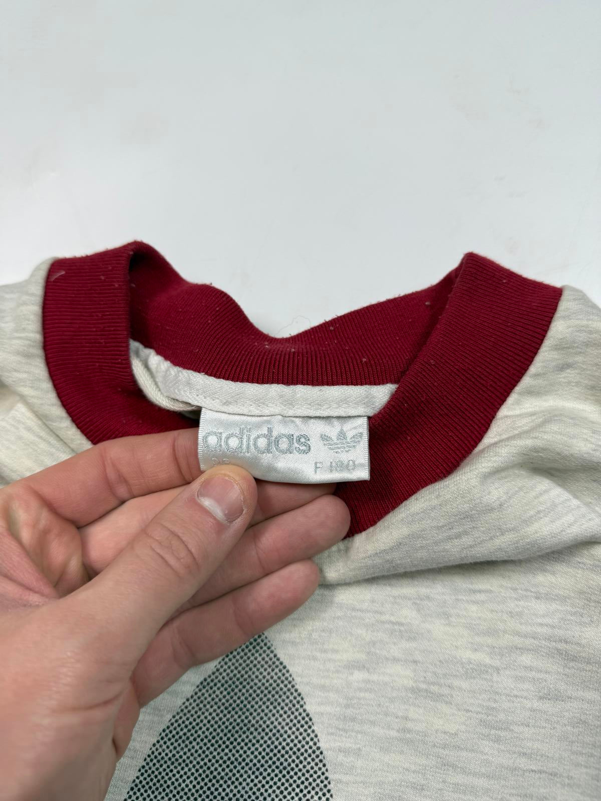 Vintage 90s adidas originals colour block sweatshirt (M)