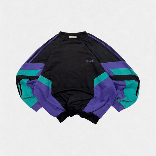 Vintage 90s adidas originals colour block sweatshirt (L)