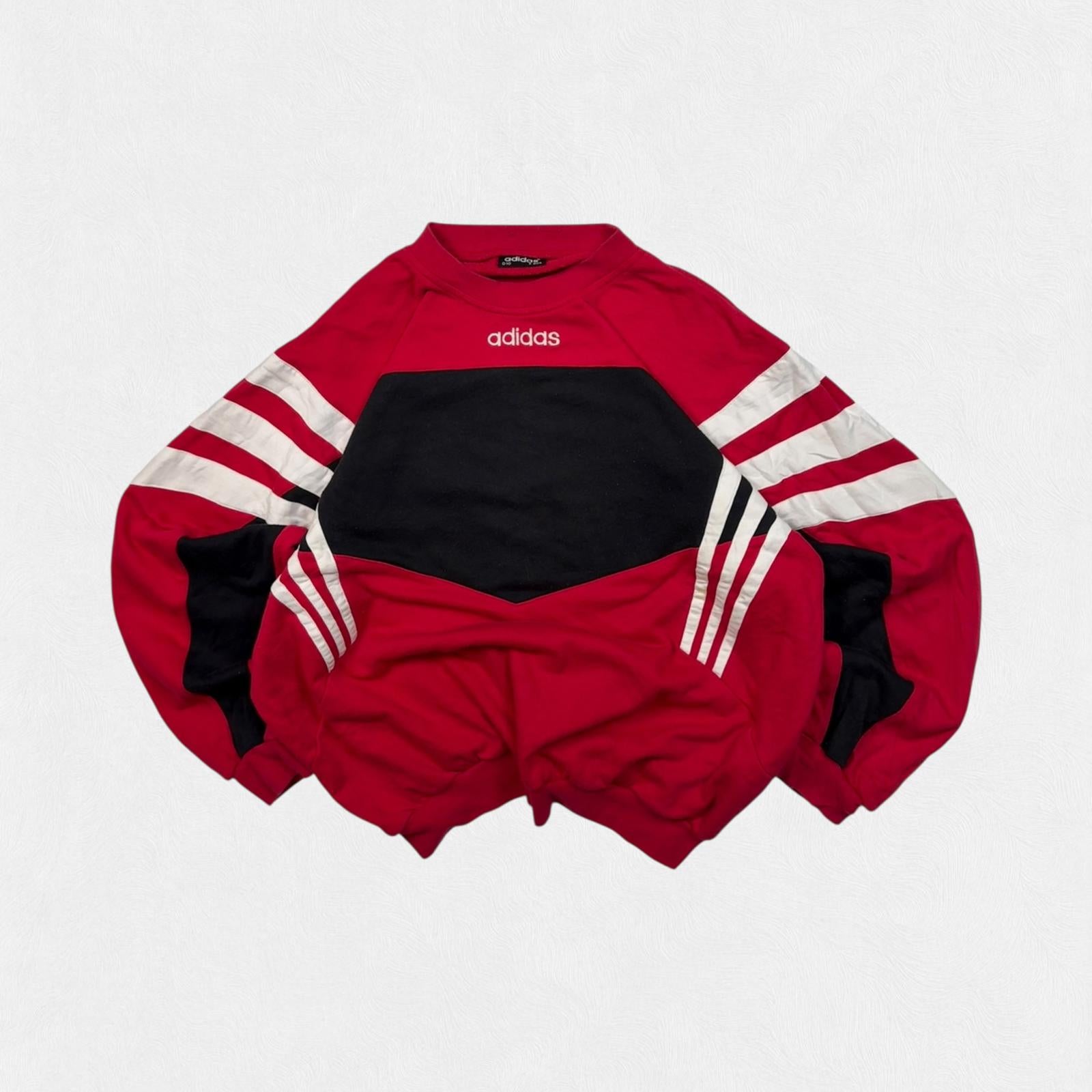 Vintage 90s adidas originals colour block sweatshirt (XL)