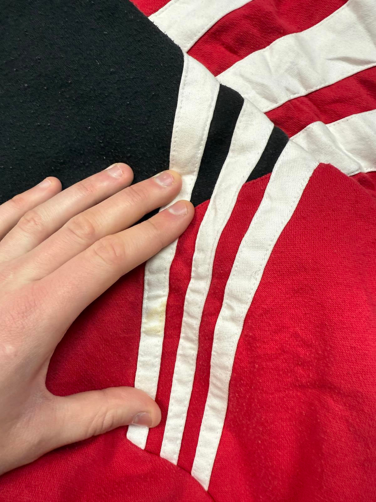 Vintage 90s adidas originals colour block sweatshirt (XL)