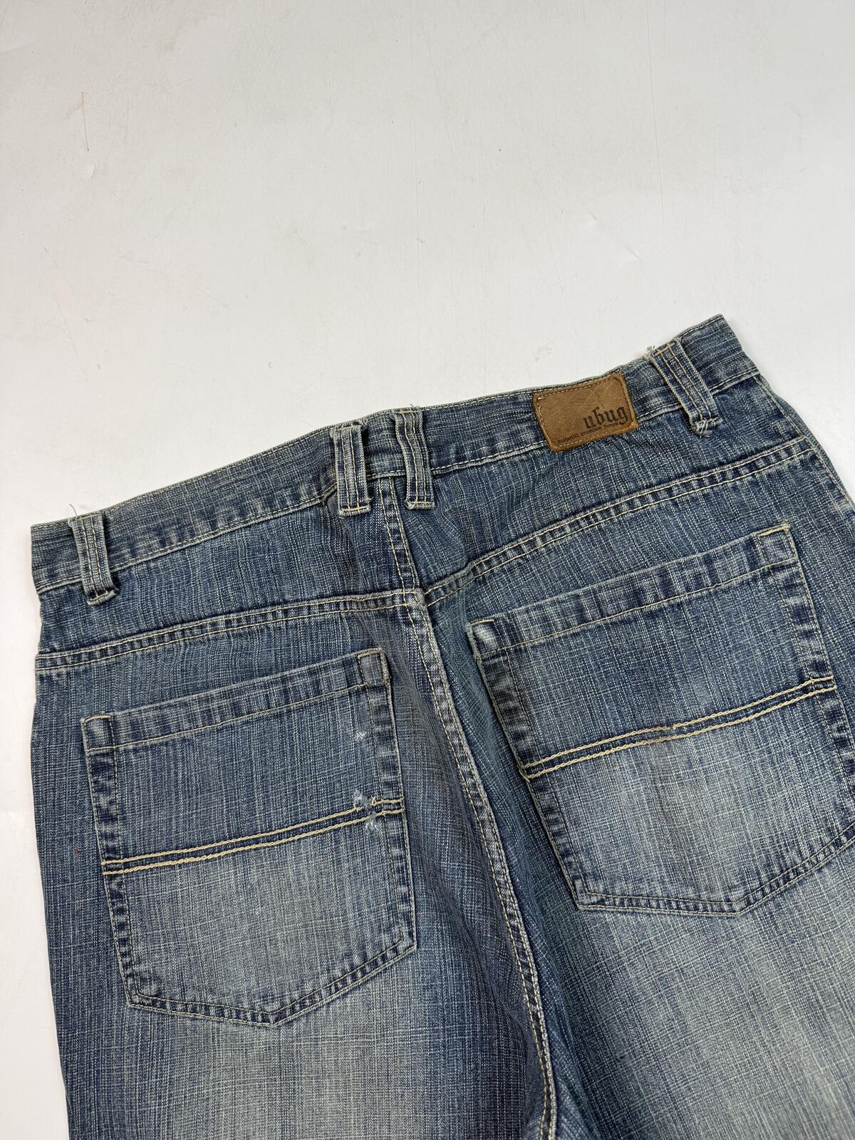Vintage Y2K baggy hip hop jorts (W38)
