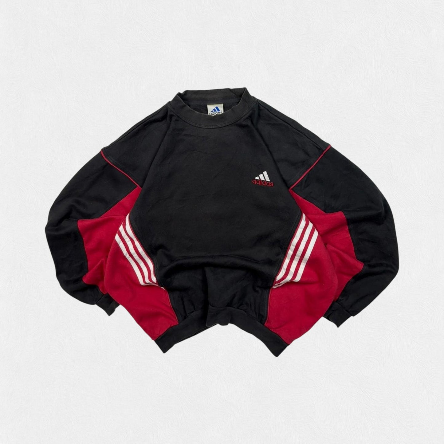 Vintage 90s adidas colour block sweatshirt (XL)