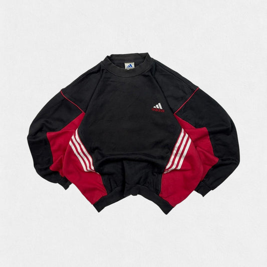 Vintage 90s adidas colour block sweatshirt (XL)