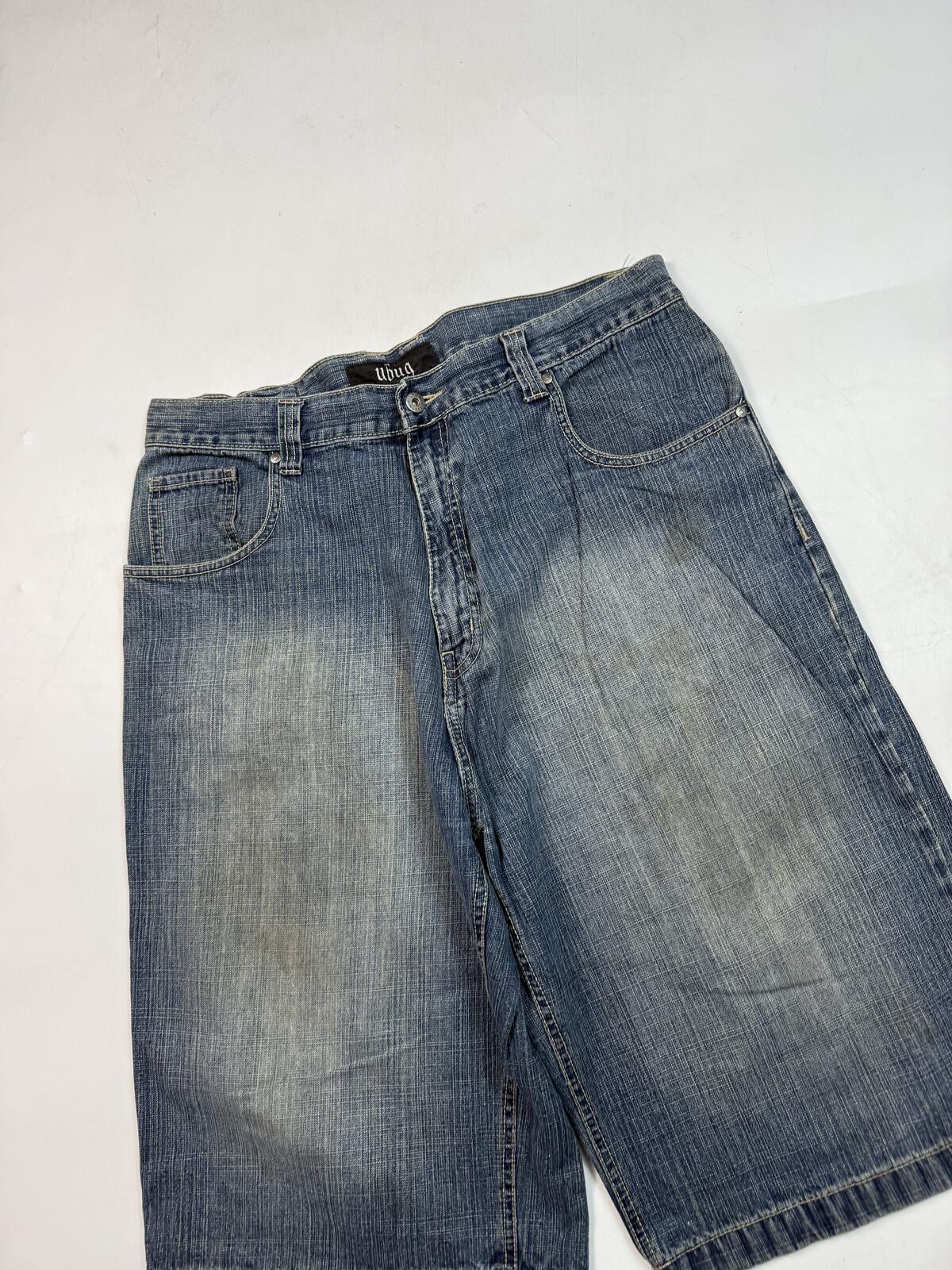 Vintage Y2K baggy hip hop jorts (W38)