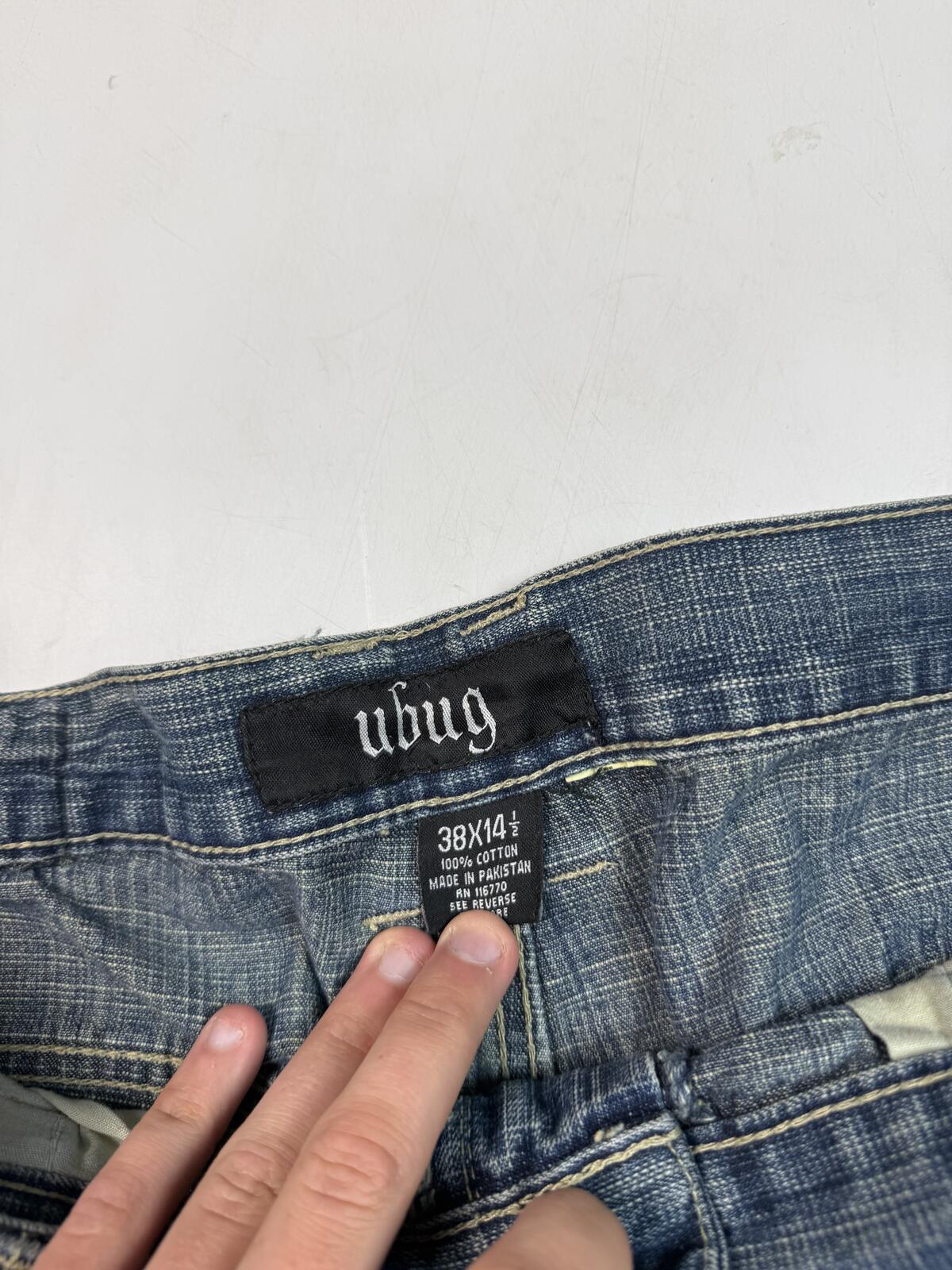 Vintage Y2K baggy hip hop jorts (W38)