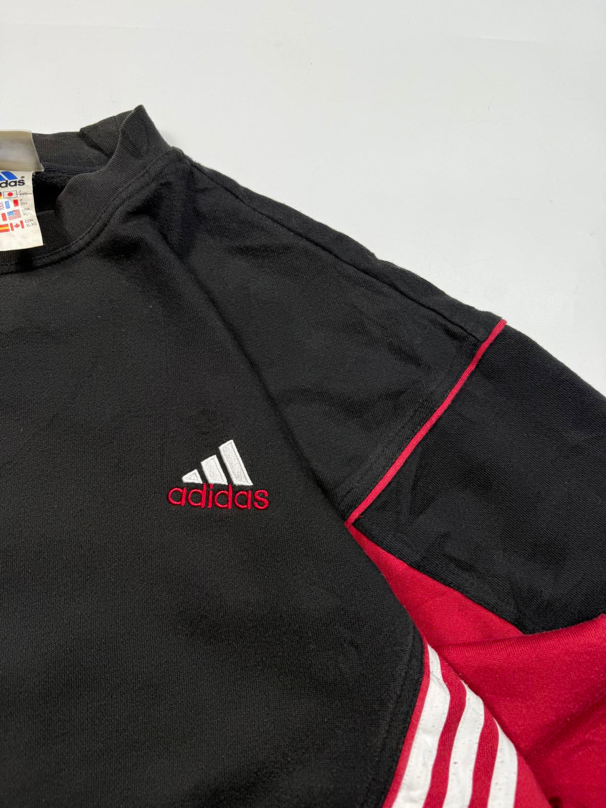 Vintage 90s adidas colour block sweatshirt (XL)