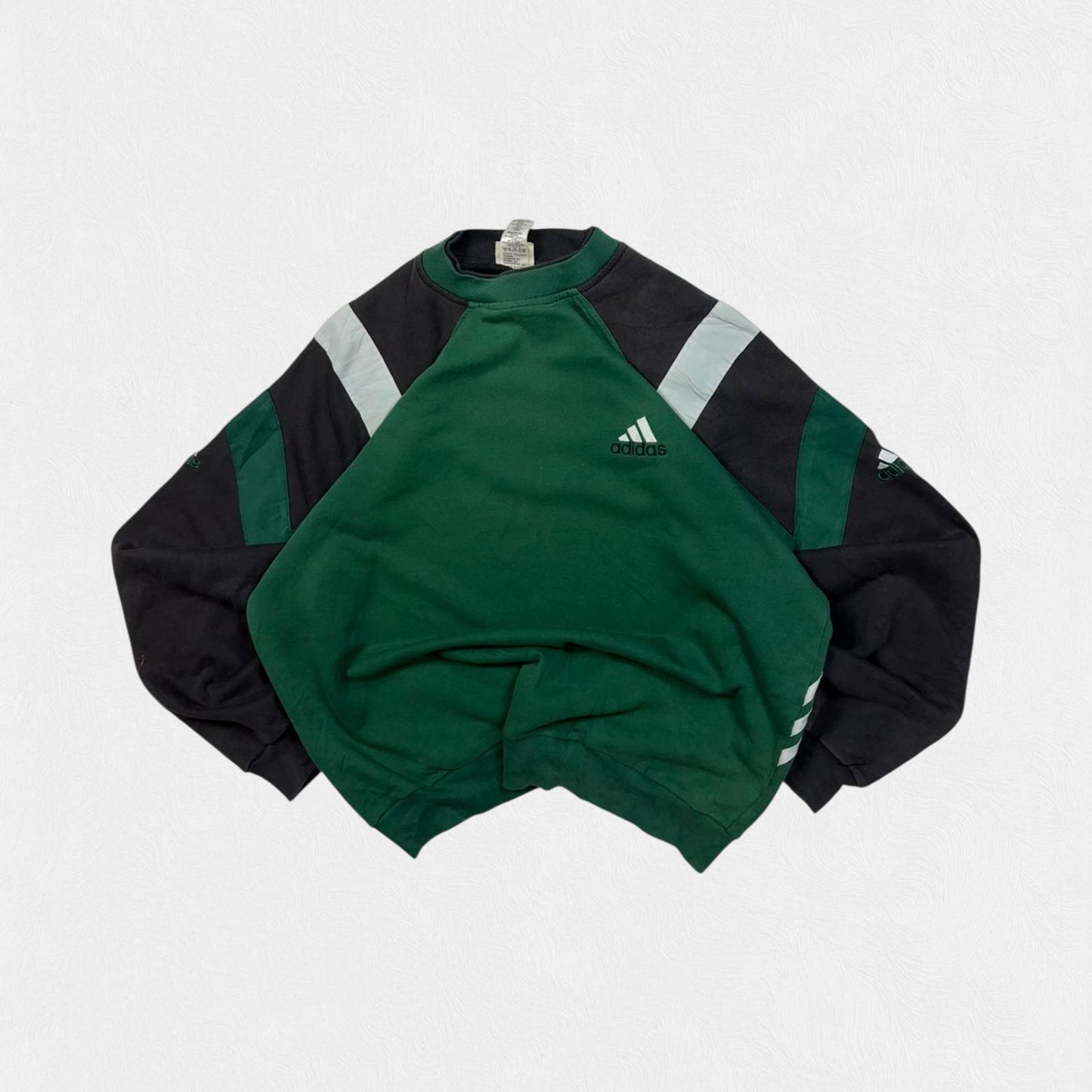 Vintage 90s adidas colour block sweatshirt (M)