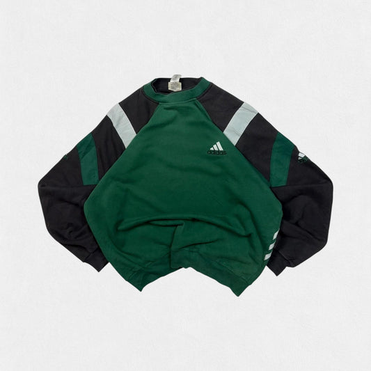 Vintage 90s adidas colour block sweatshirt (M)