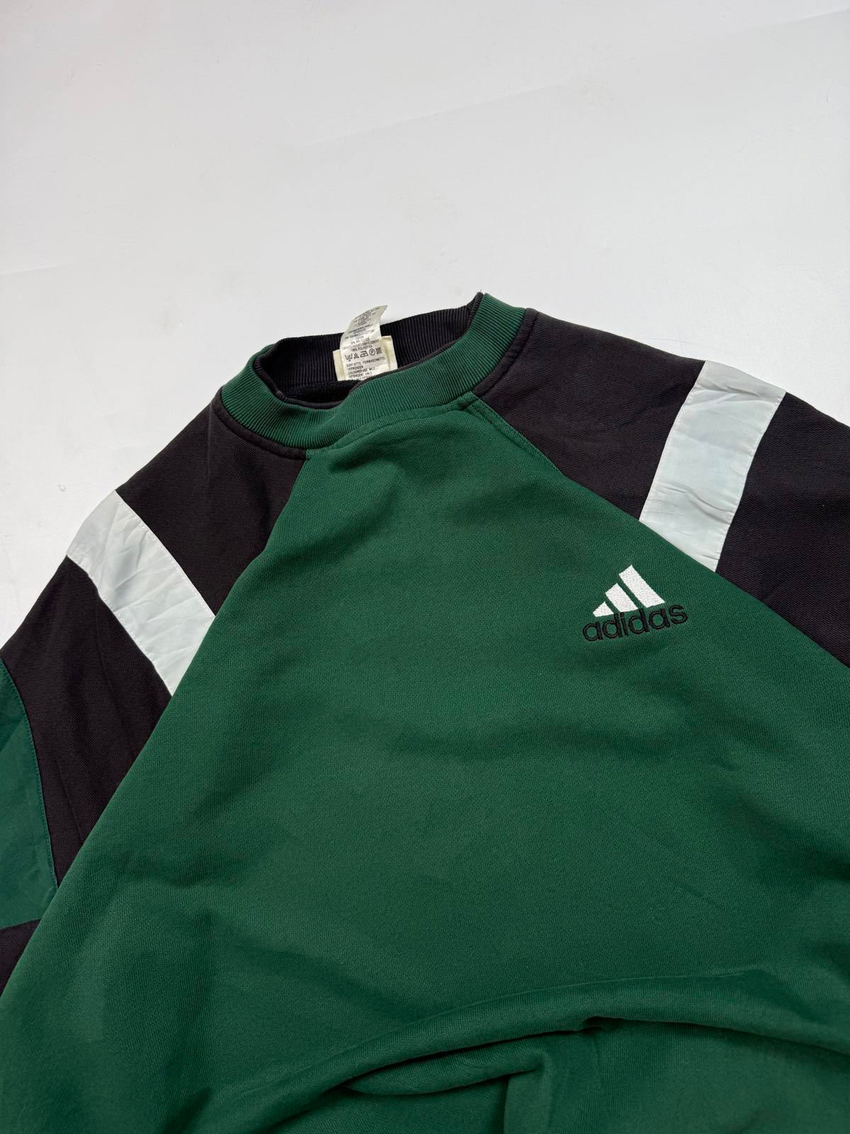 Vintage 90s adidas colour block sweatshirt (M)