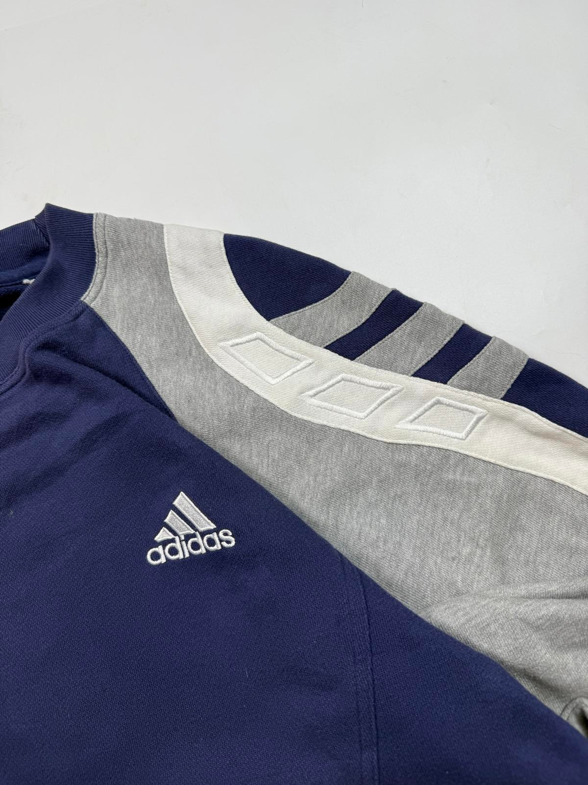 Vintage 90s adidas colour block sweatshirt (M)