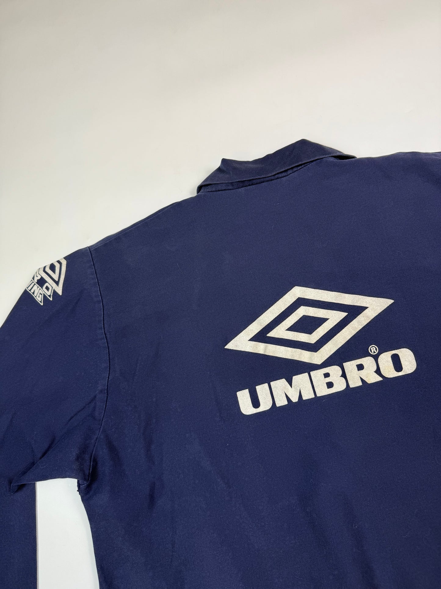 Vintage 90s Umbro pro training football drill top (L)