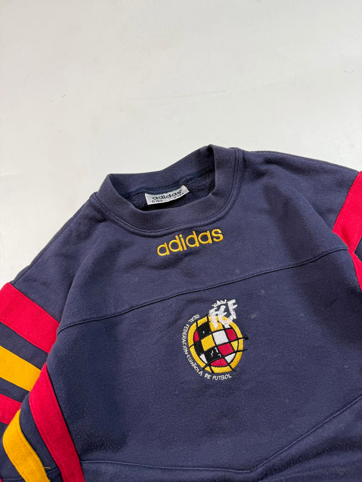 Vintage Spain 1996-98 Adidas football sweatshirt (XS)