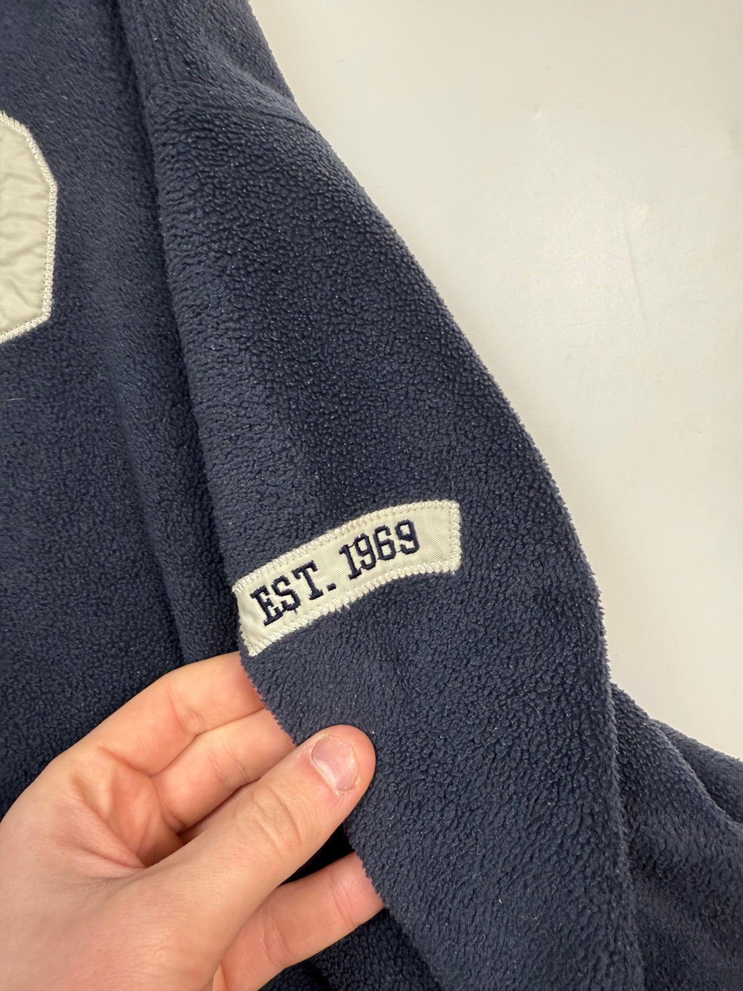 Vintage GAP spell out fleece hoodie (L)
