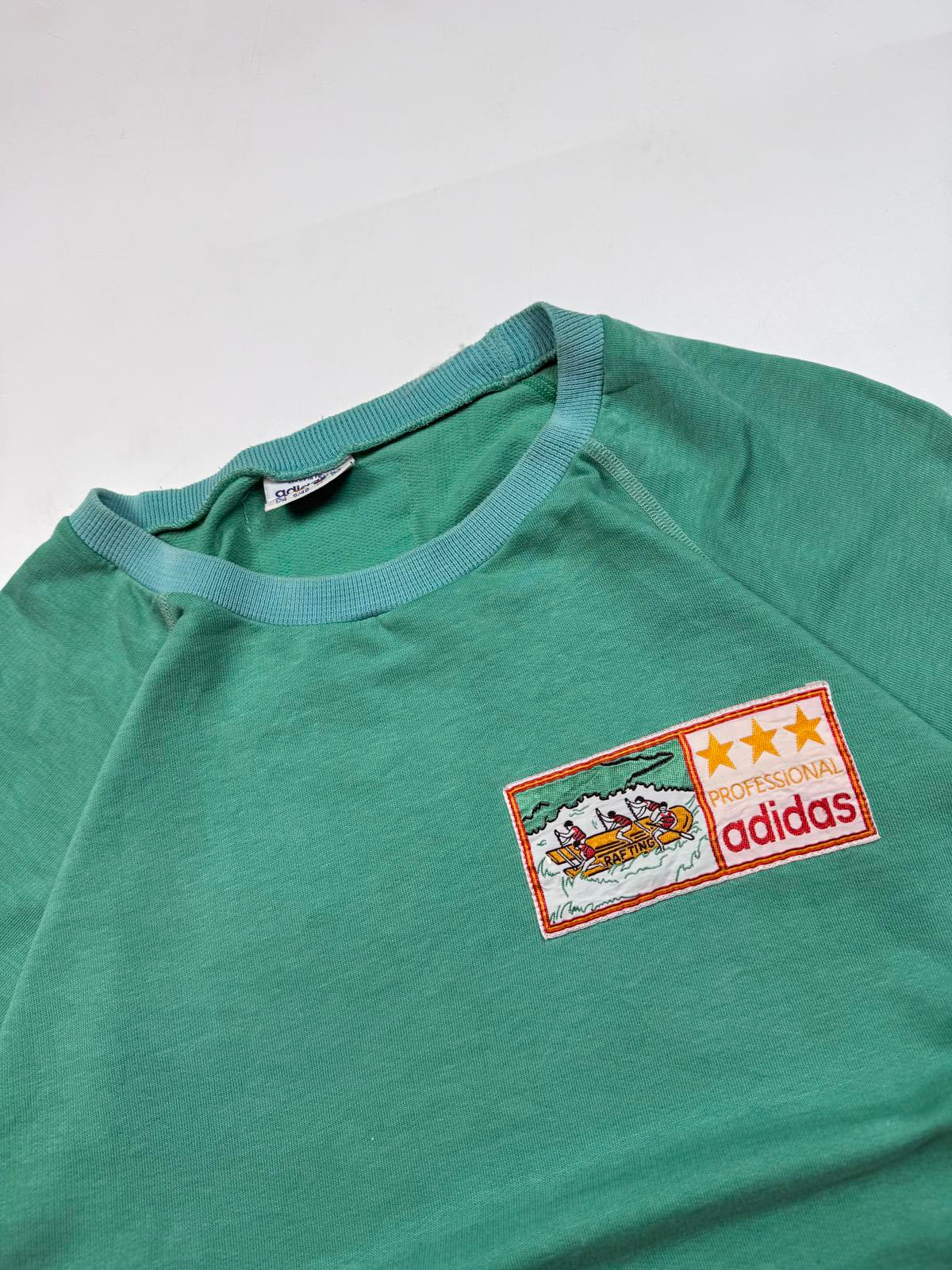 Vintage 80s Adidas originals professional sporting & athletic goods sweatshirt (M)