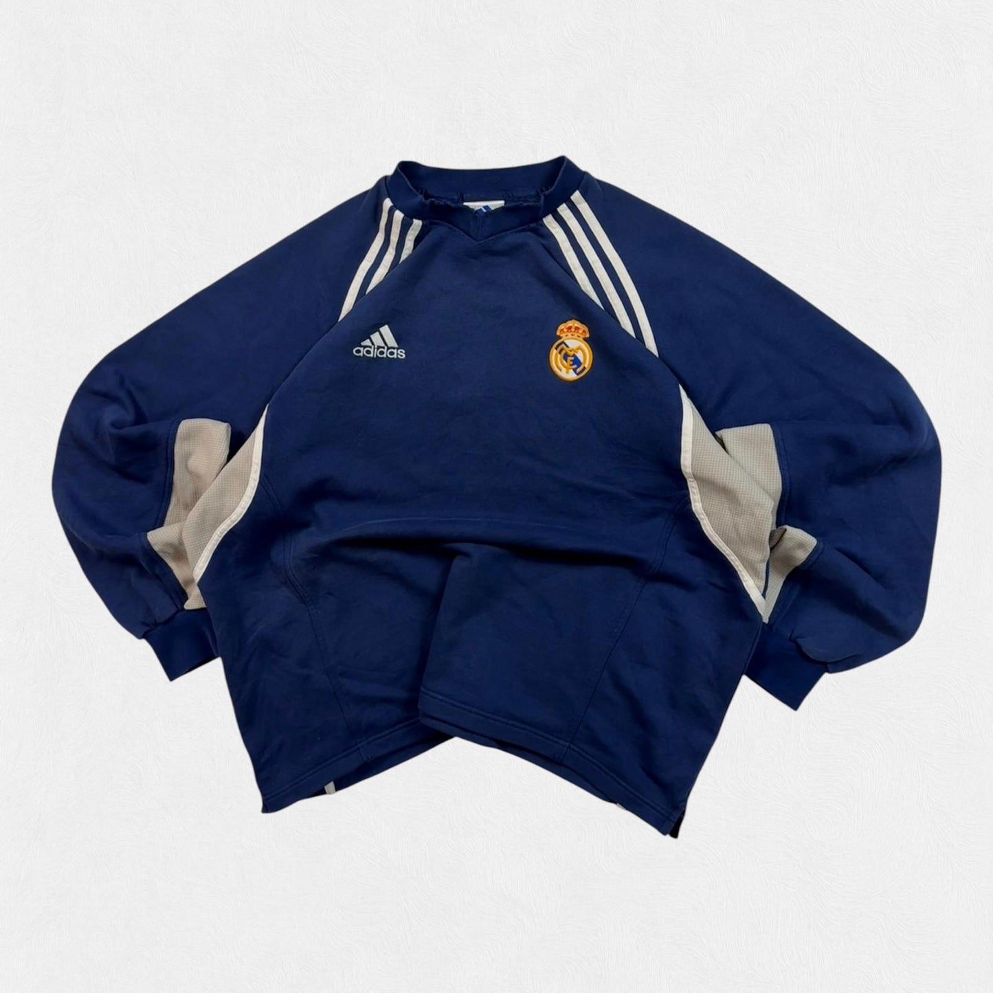 Vintage Real Madrid 2000/01 Adidas football sweatshirt (XL)