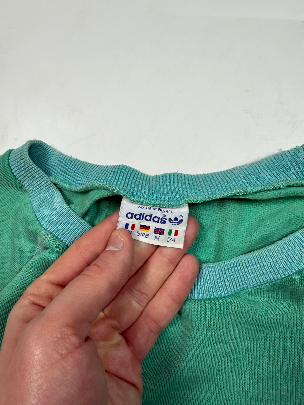 Vintage 80s Adidas originals professional sporting & athletic goods sweatshirt (M)