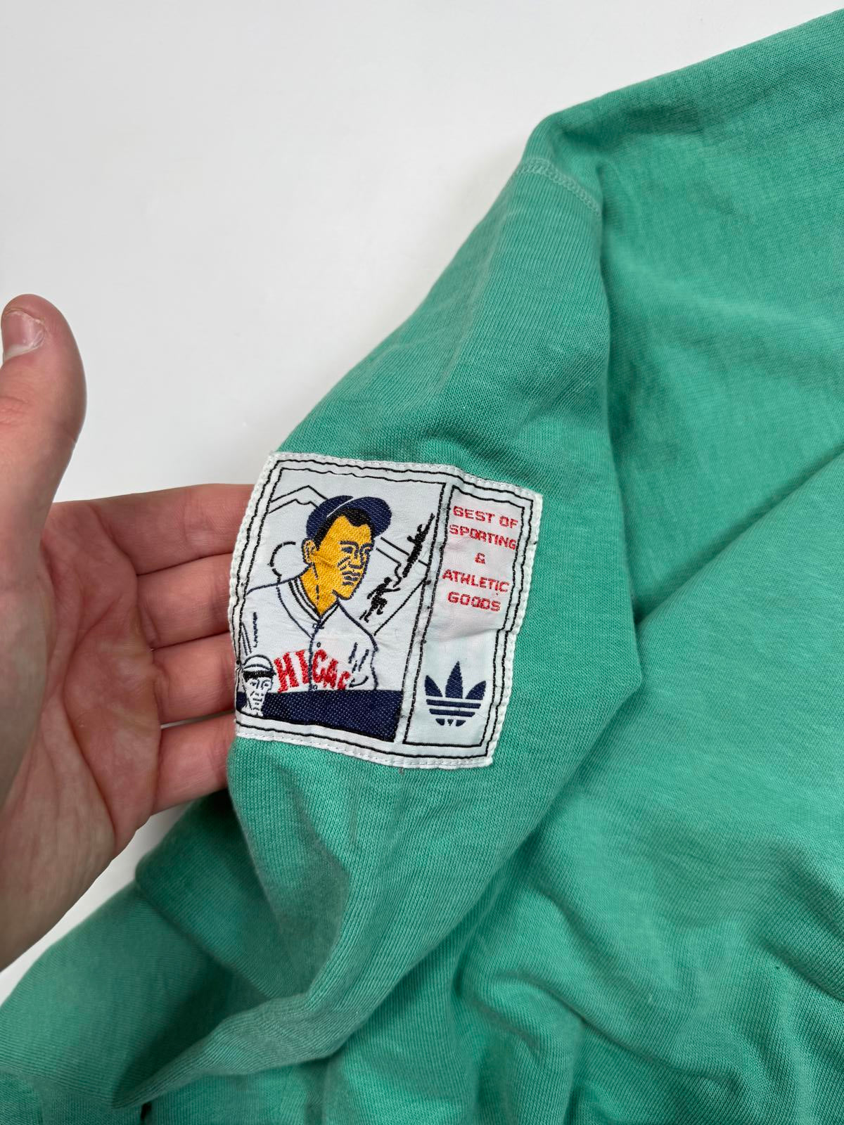 Vintage 80s Adidas originals professional sporting & athletic goods sweatshirt (M)