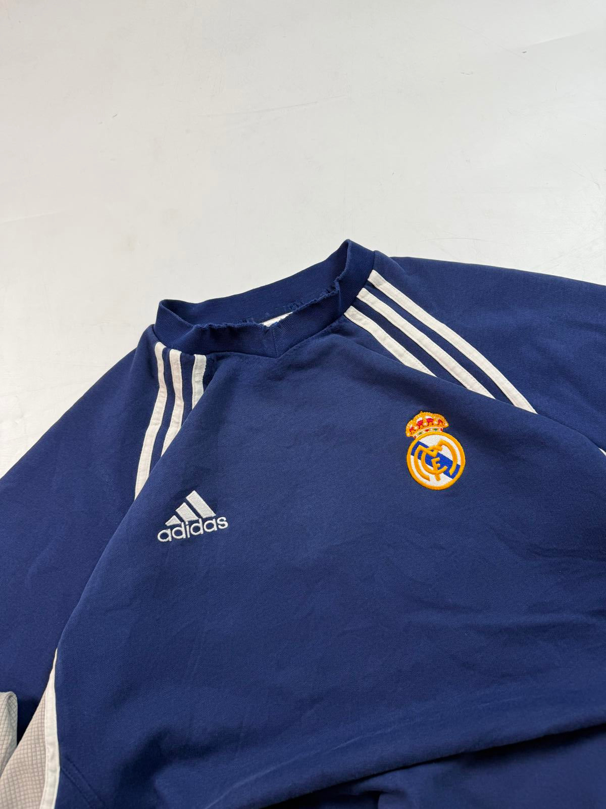 Vintage Real Madrid 2000/01 Adidas football sweatshirt (XL)