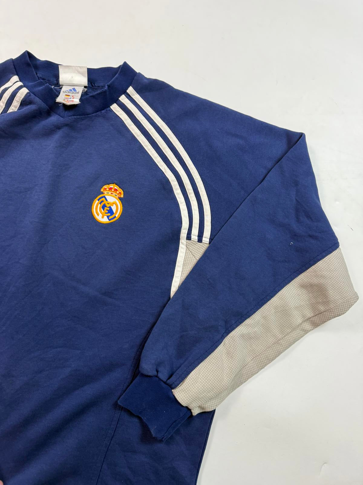 Vintage Real Madrid 2000/01 Adidas football sweatshirt (XL)