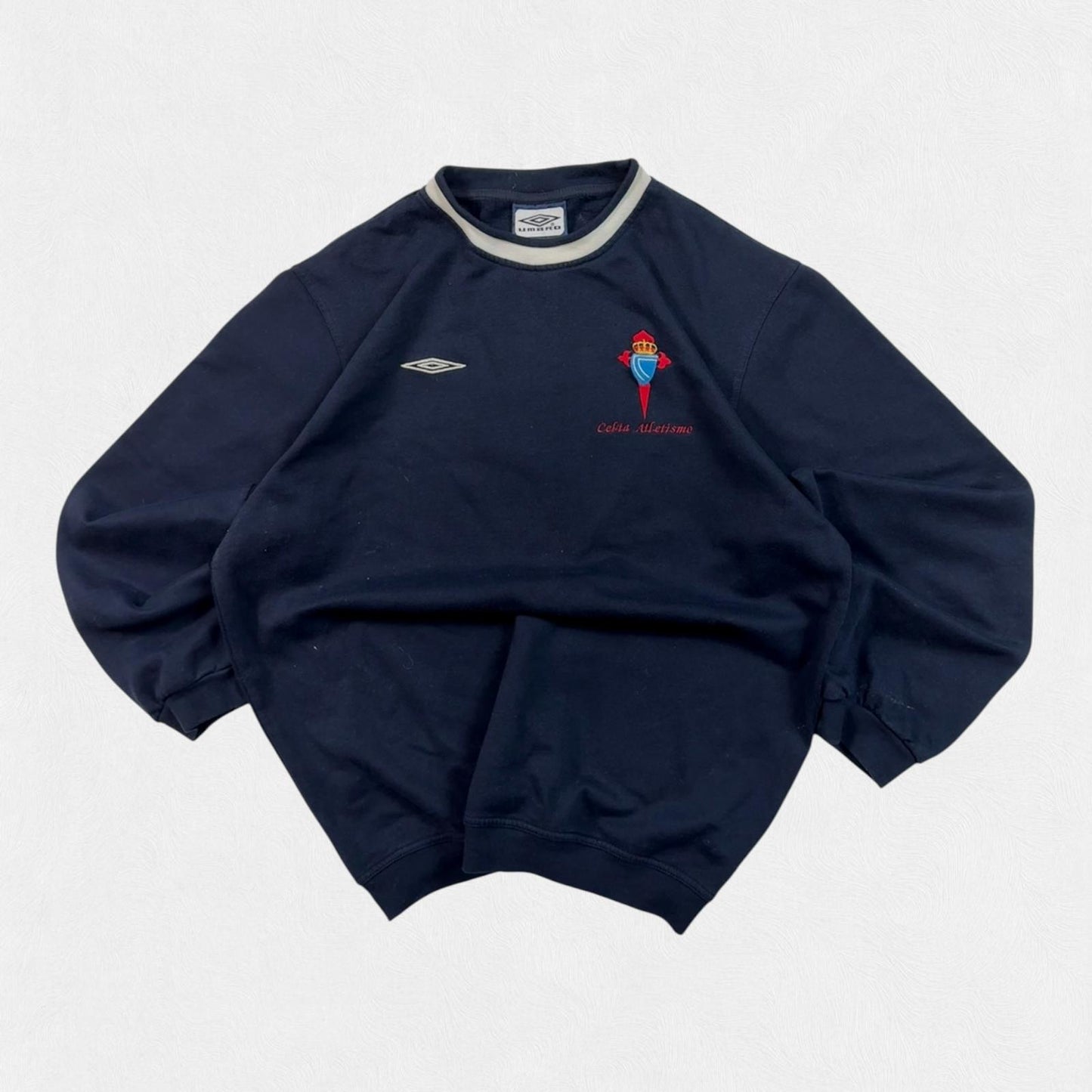 Vintage Celta Vigo 2005-06 Umbro football sweatshirt (S)