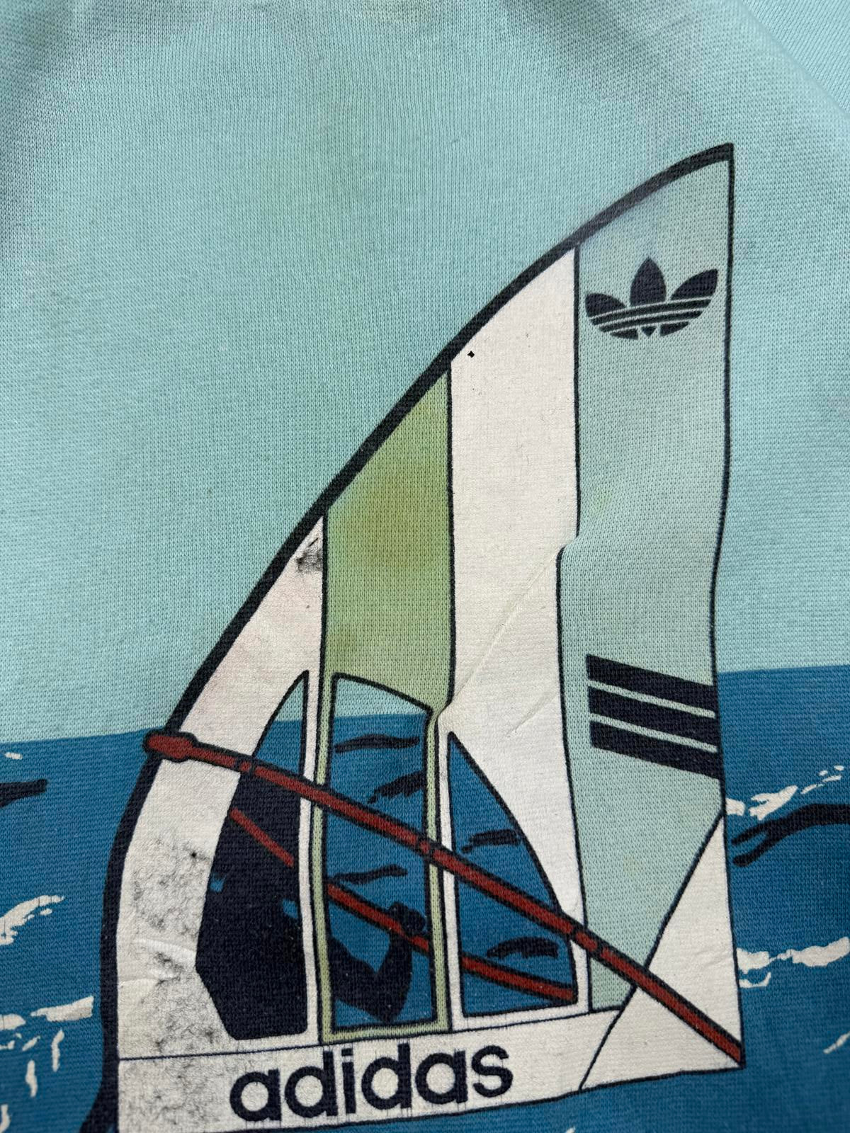 Vintage 80s adidas originals island club sweatshirt (L)