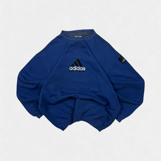Vintage 90s adidas equipment centre logo sweatshirt (L)