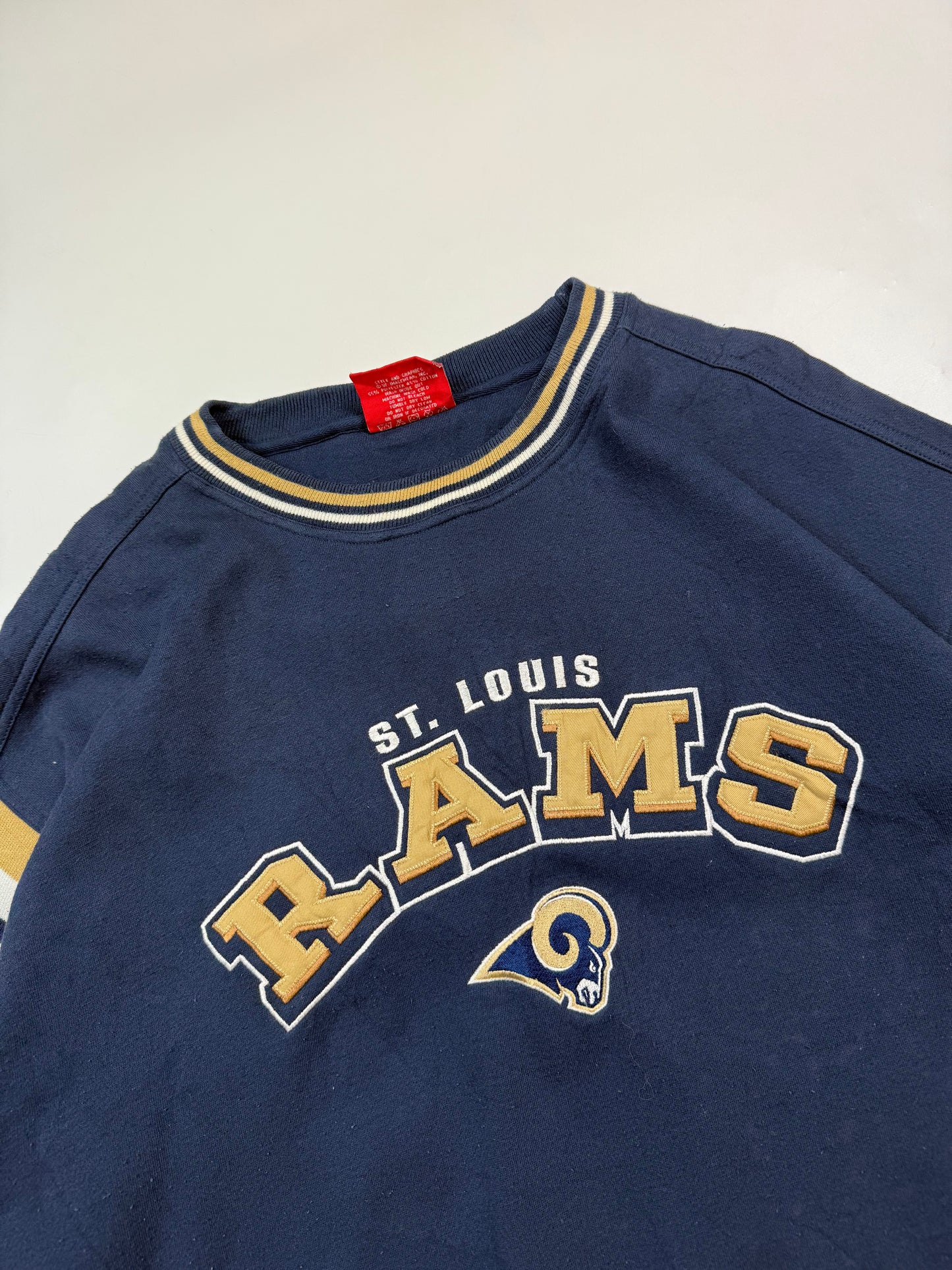 Vintage St Louis Rams NFL spell out sweatshirt (L)