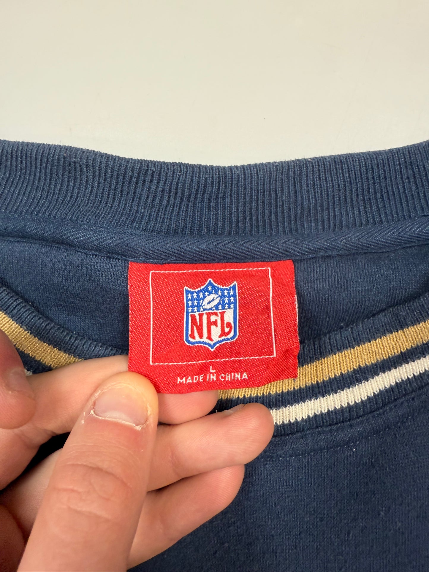 Vintage St Louis Rams NFL spell out sweatshirt (L)