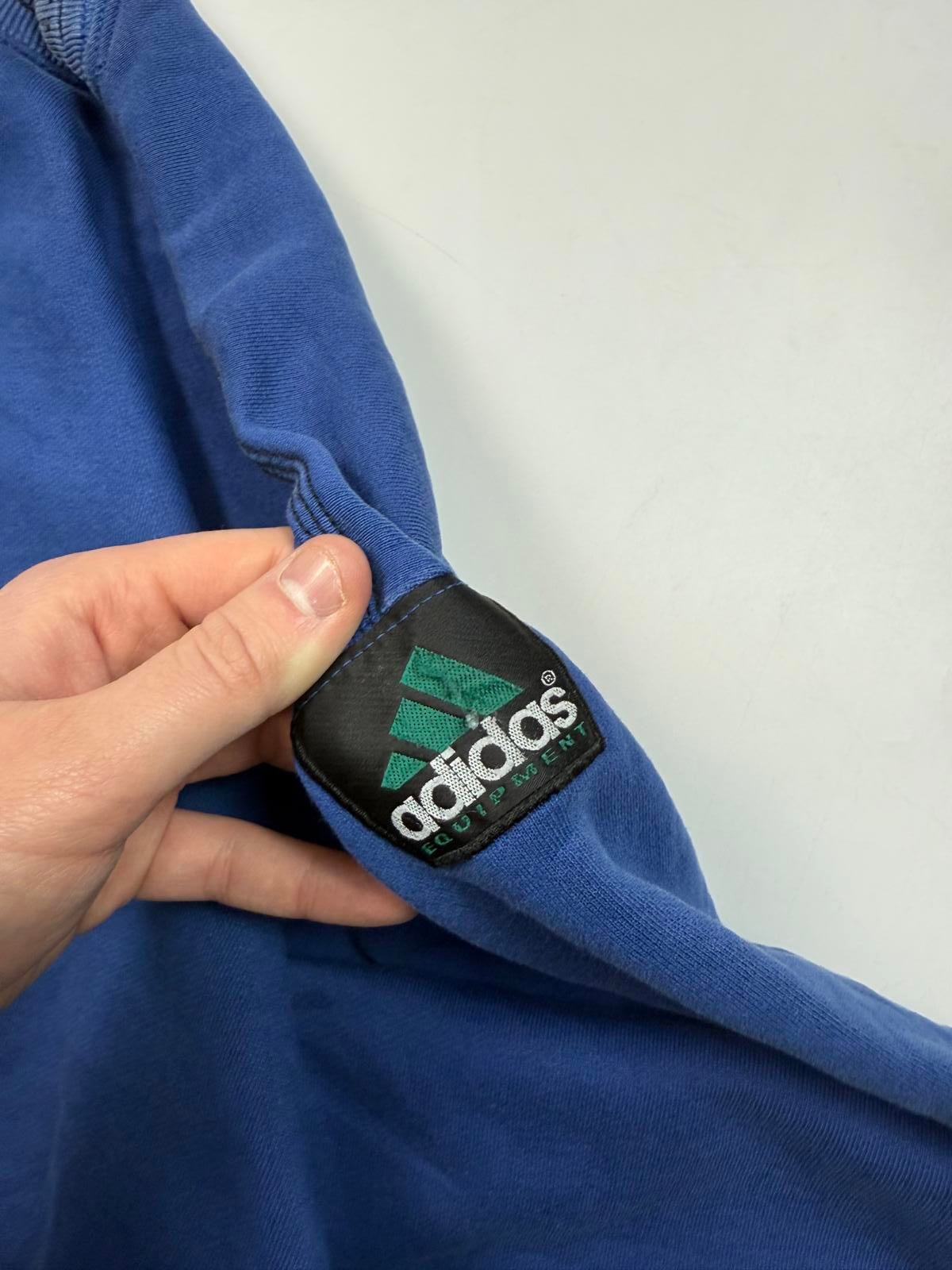 Vintage 90s adidas equipment centre logo sweatshirt (L)
